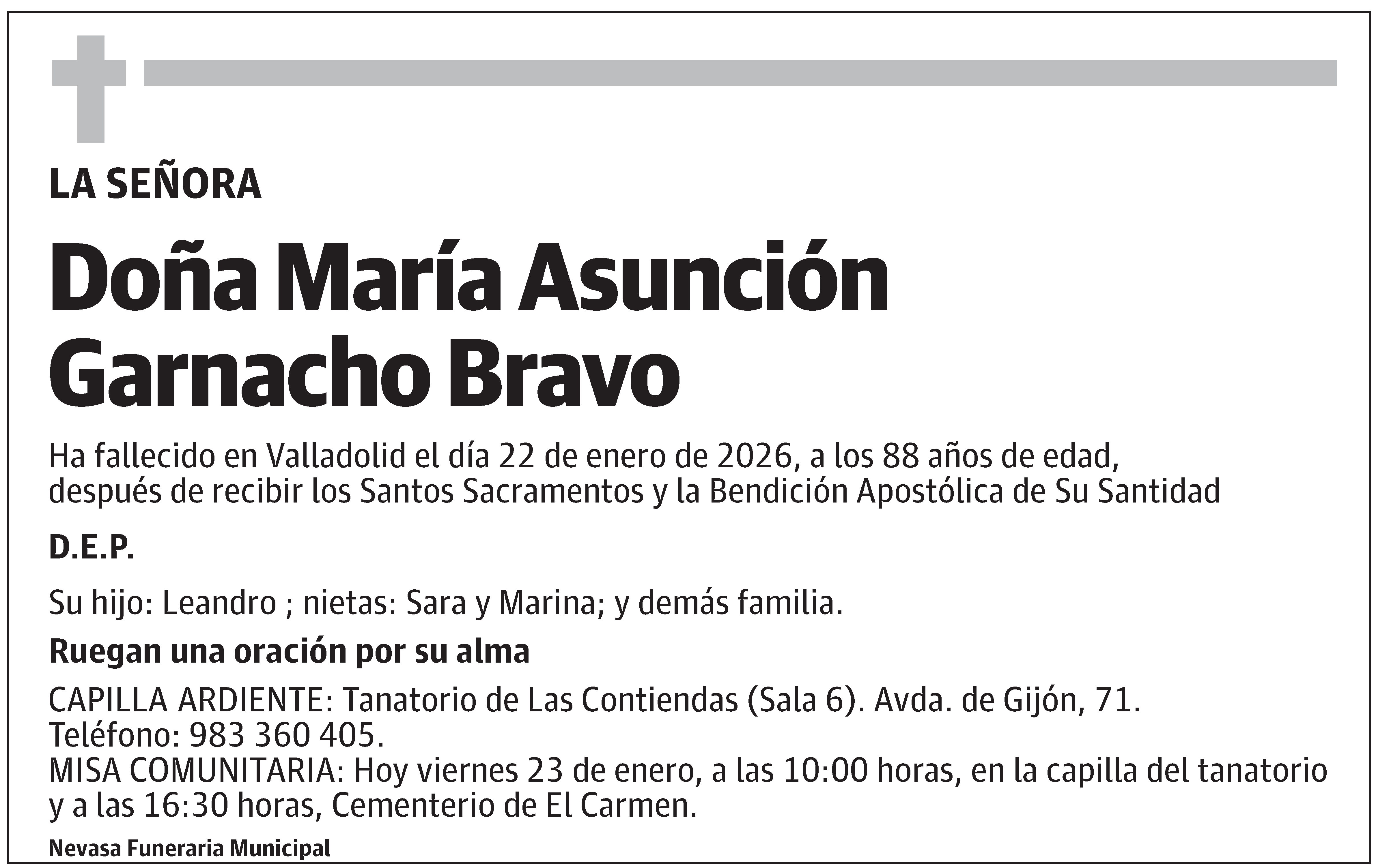 María Asunción Garnacho Bravo
