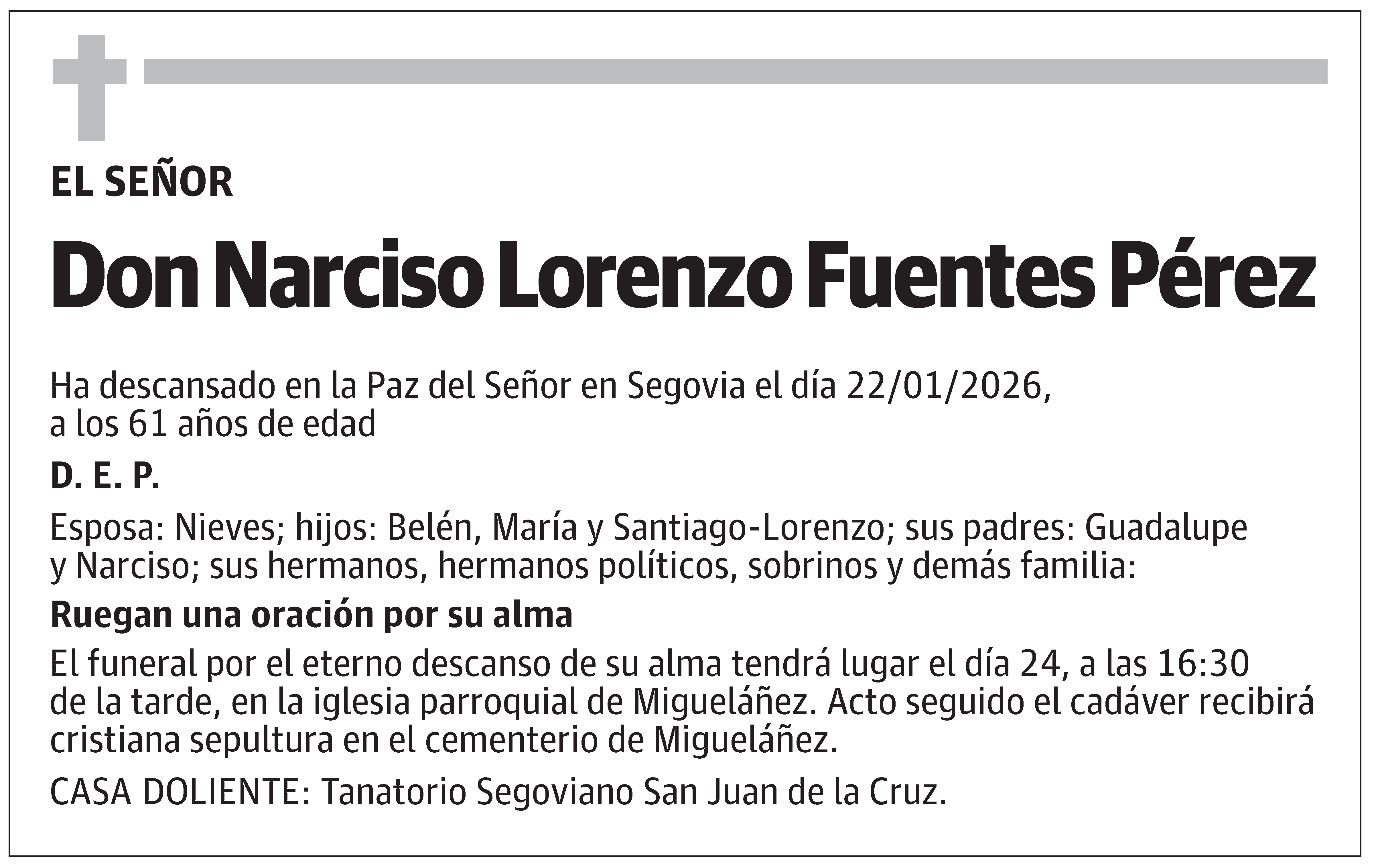 Narciso Lorenzo Fuentes Pérez