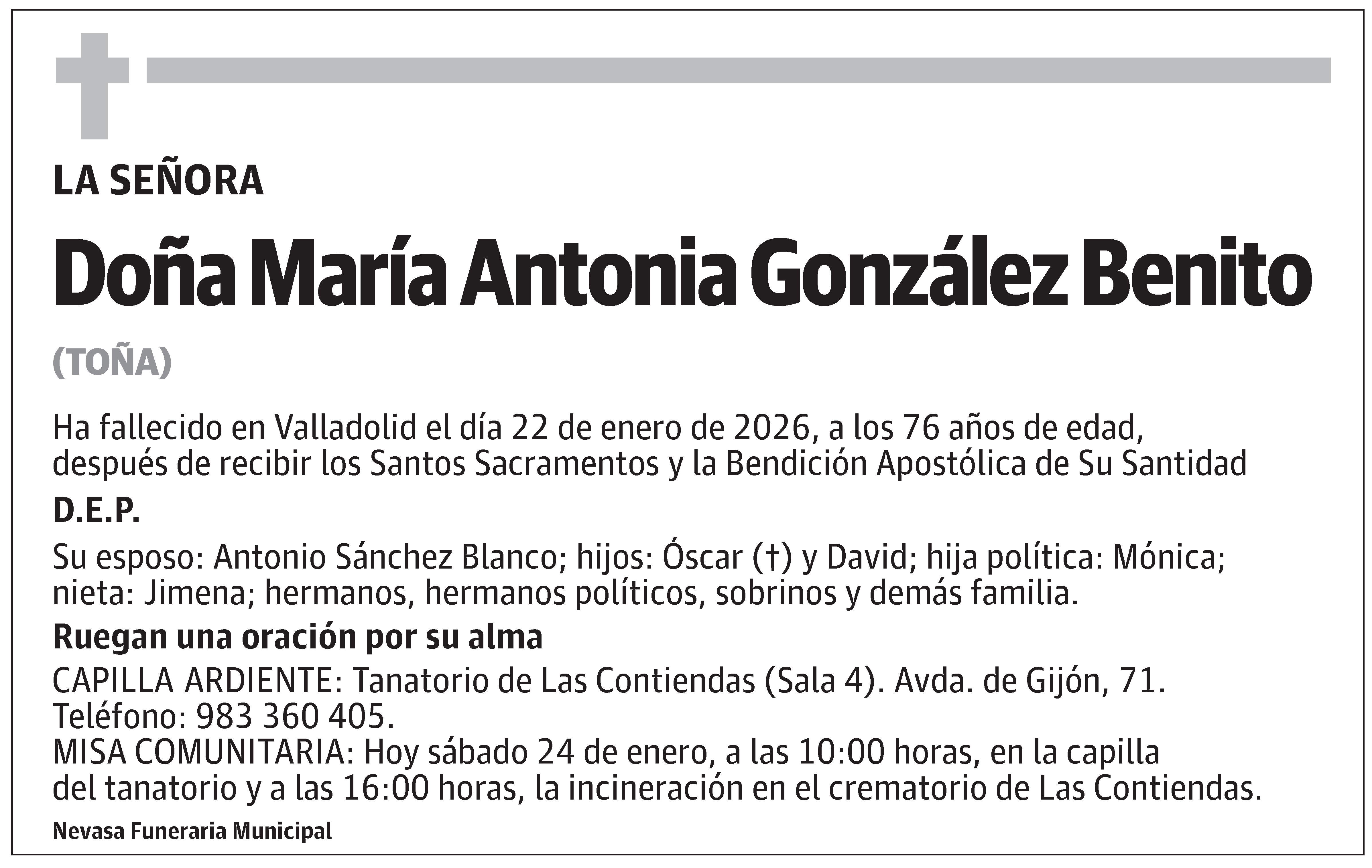 María Antonia González Benito