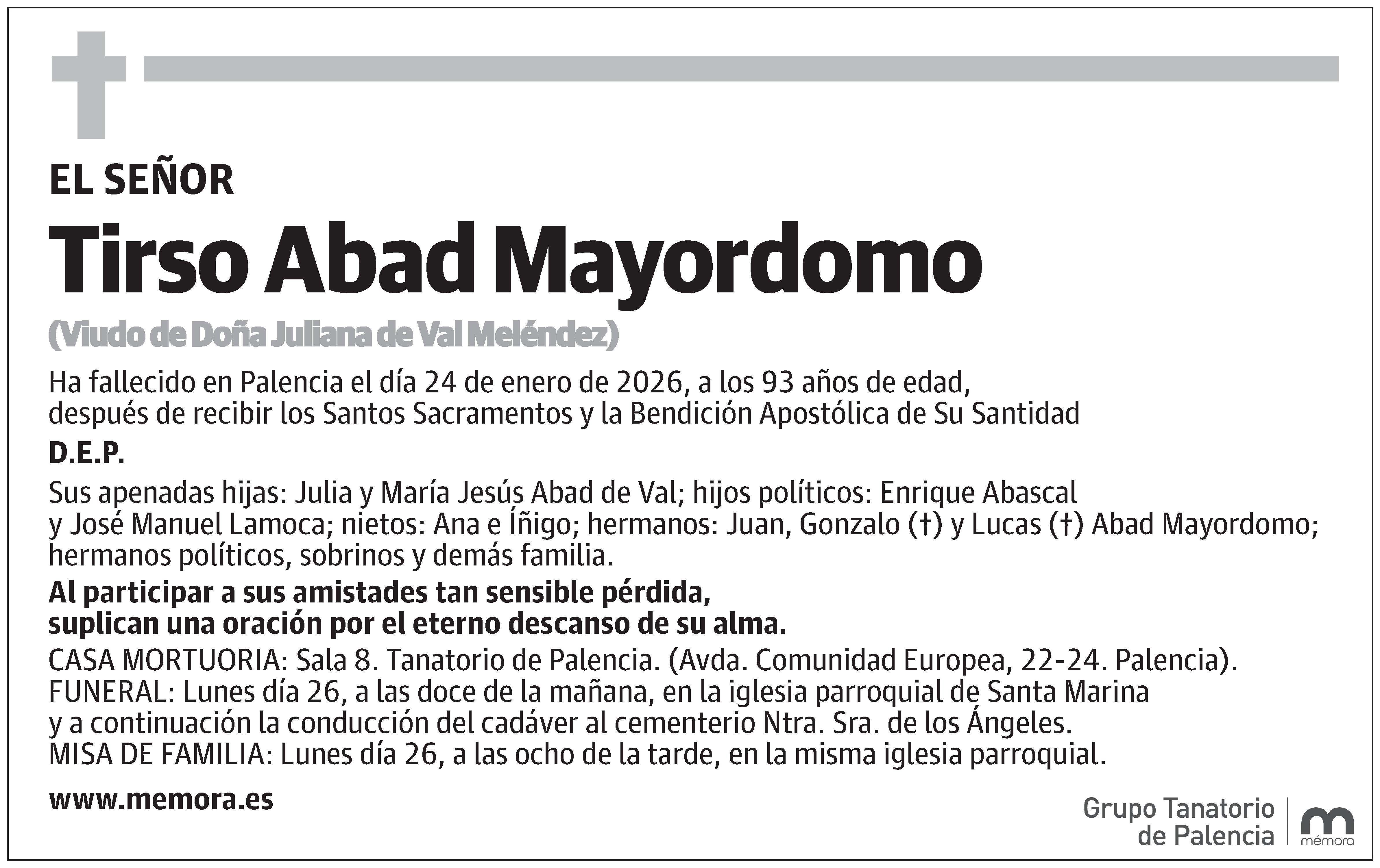 Tirso Abad Mayordomo