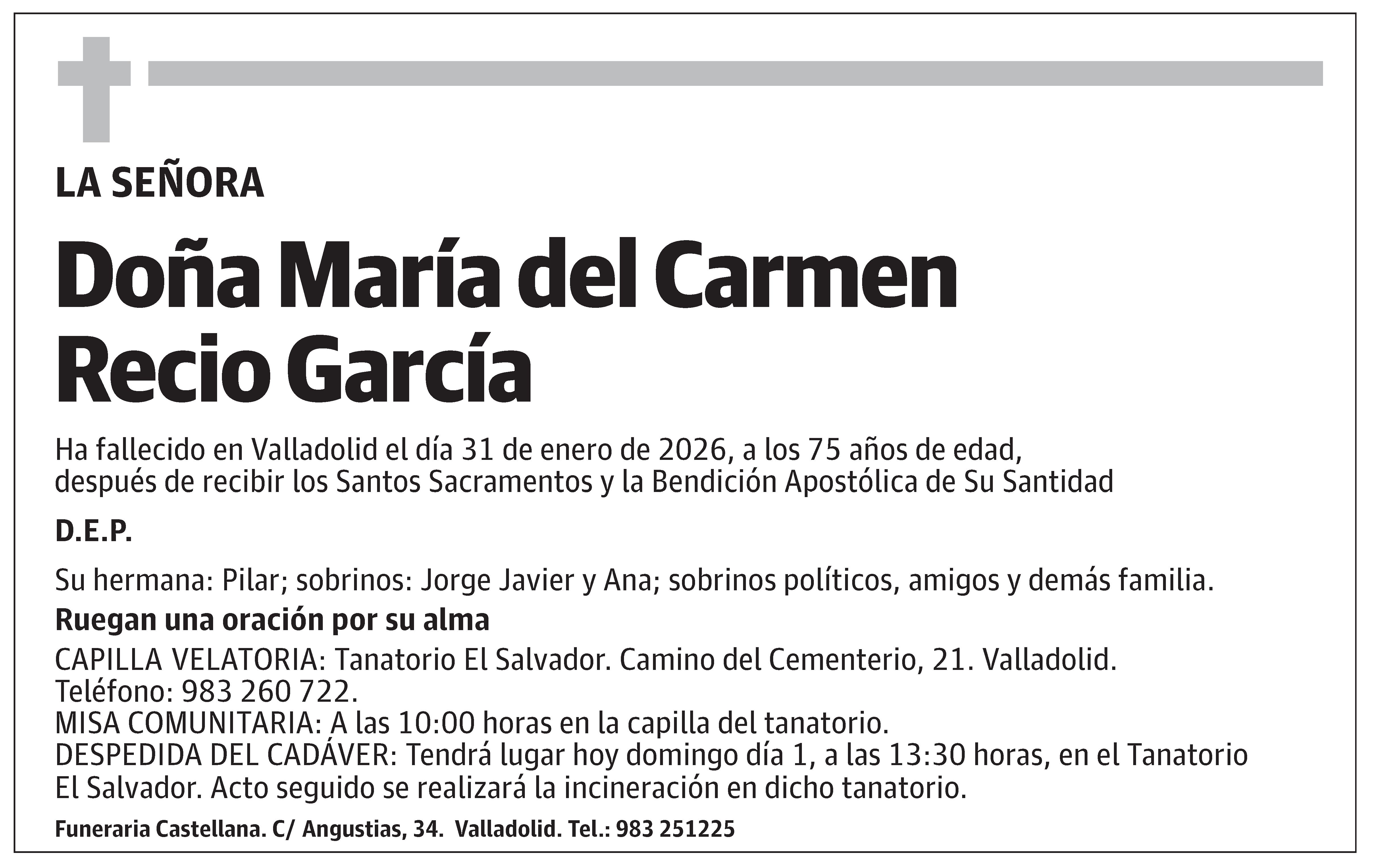 María del Carmen Recio García