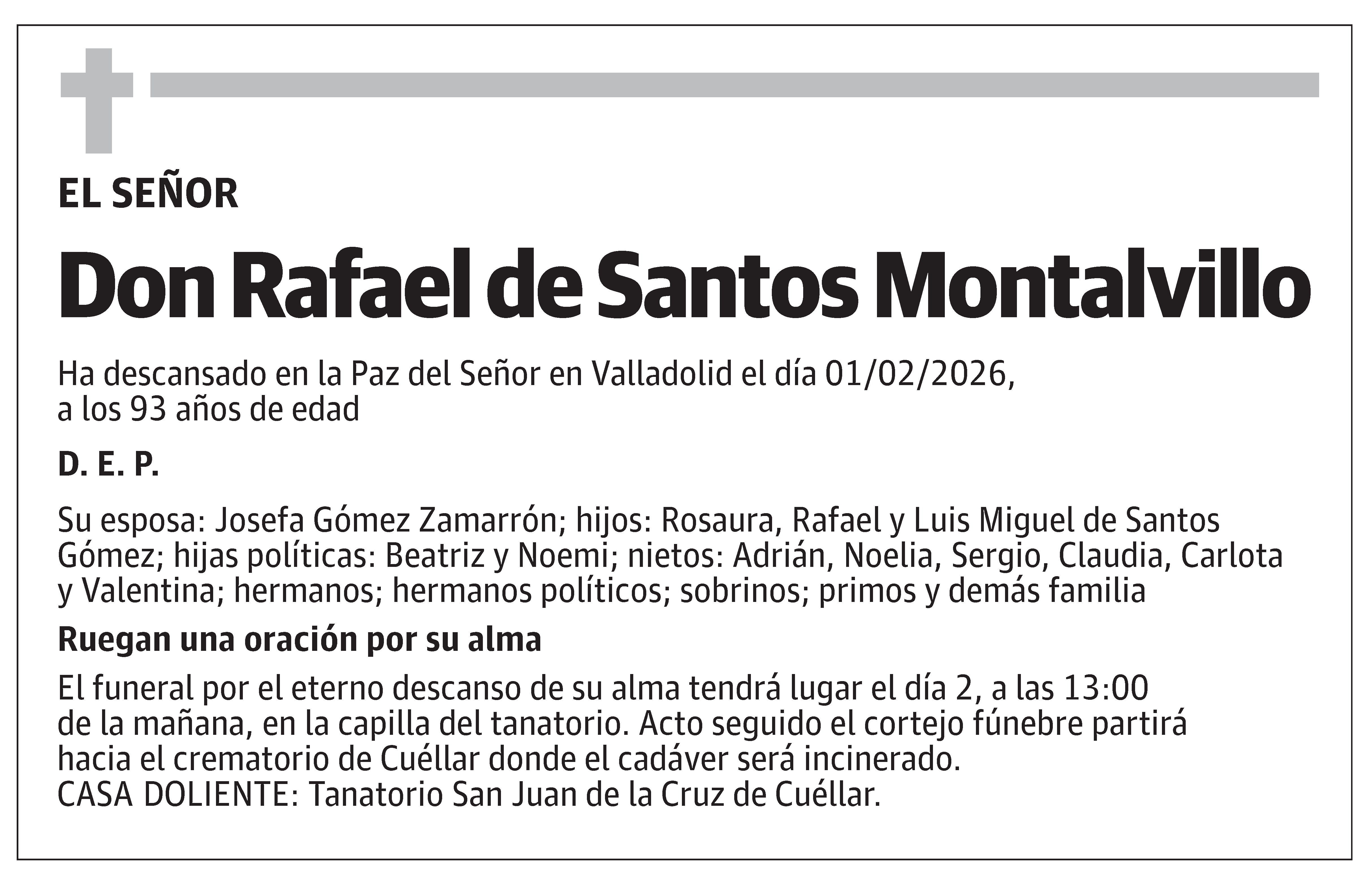 Rafael de Santos Montalvillo