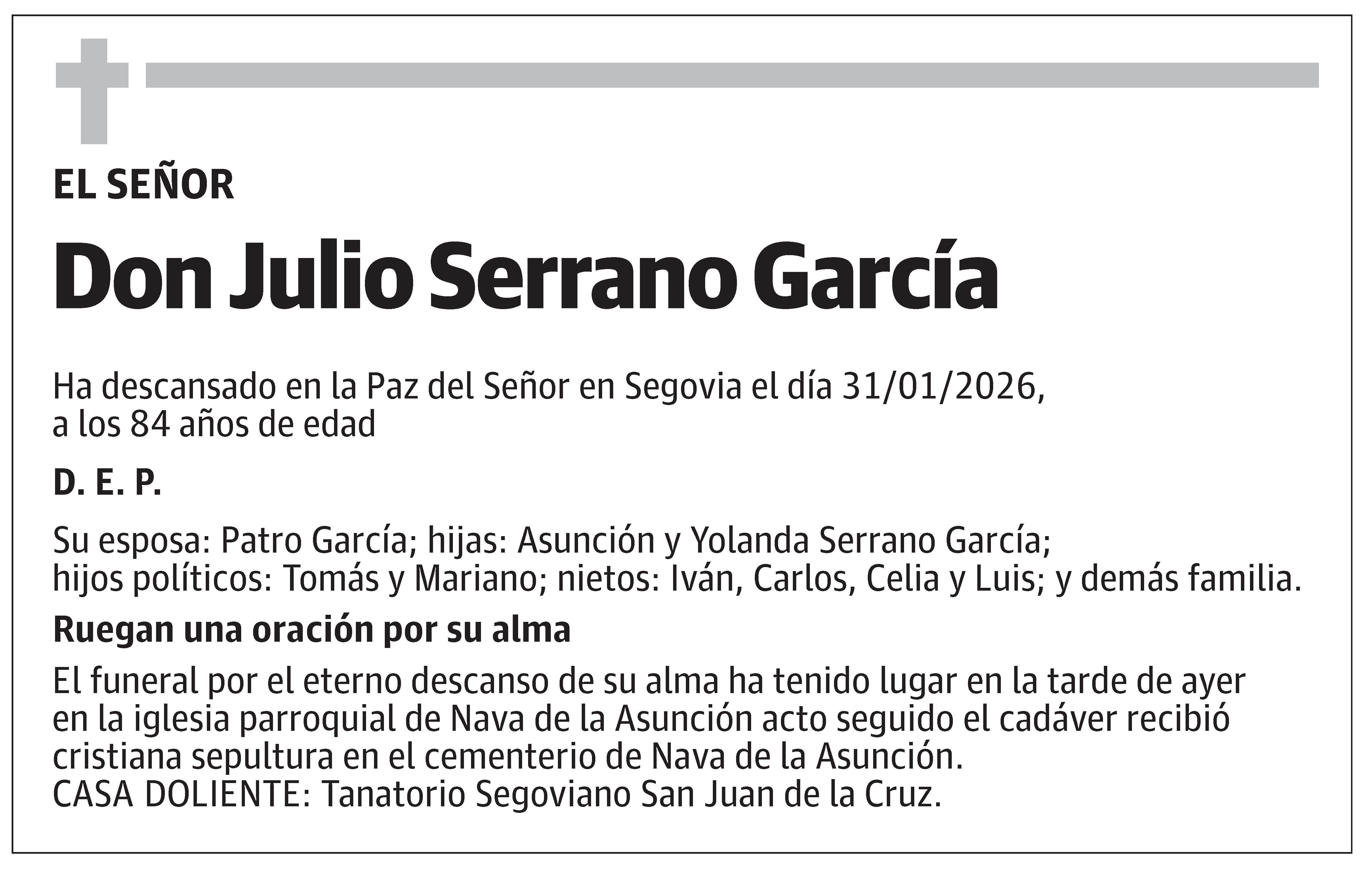 Julio Serrano García