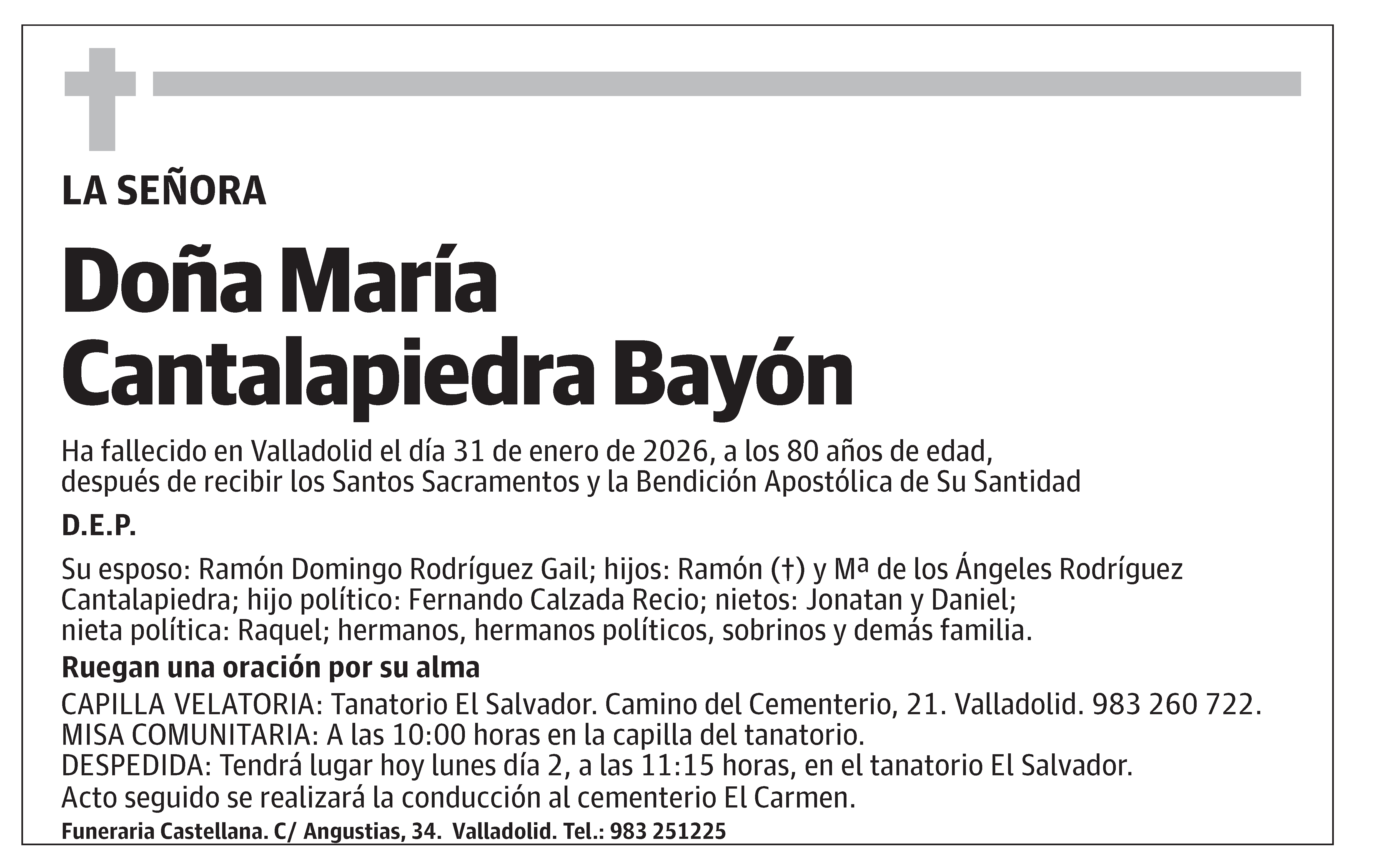 María Cantalapiedra Bayón