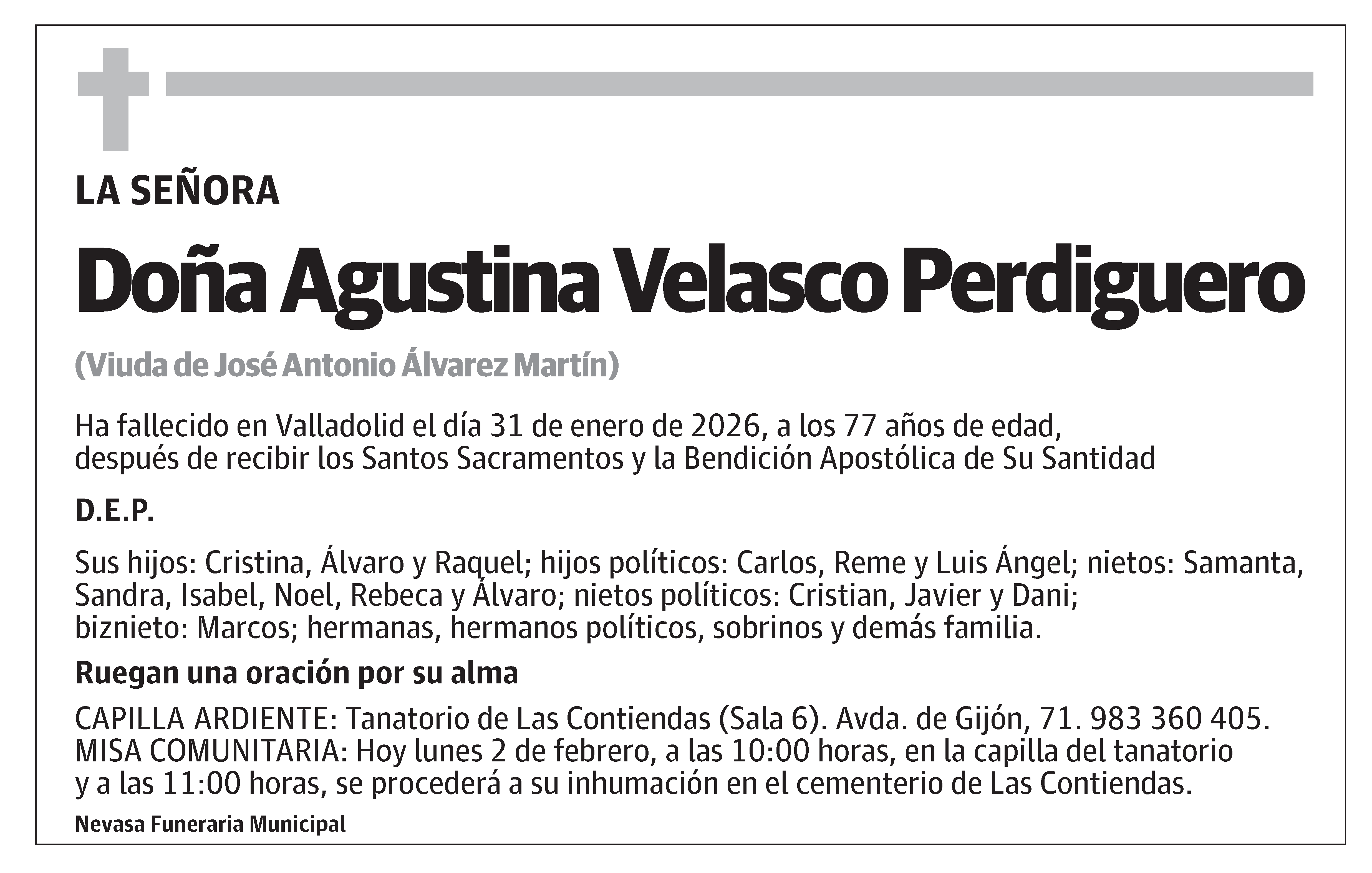 Agustina Velasco Perdiguero