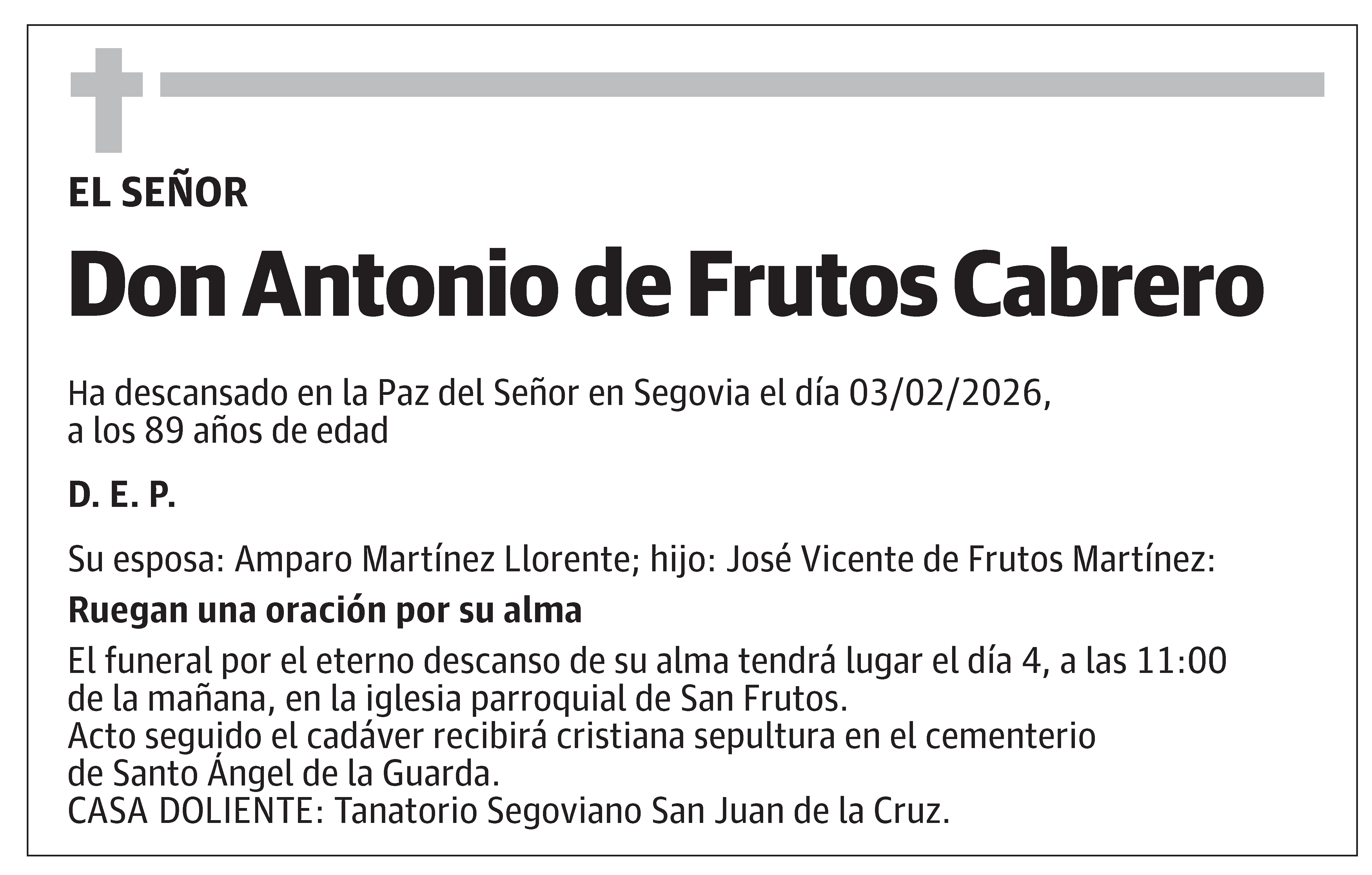 Antonio de Frutos Cabrero