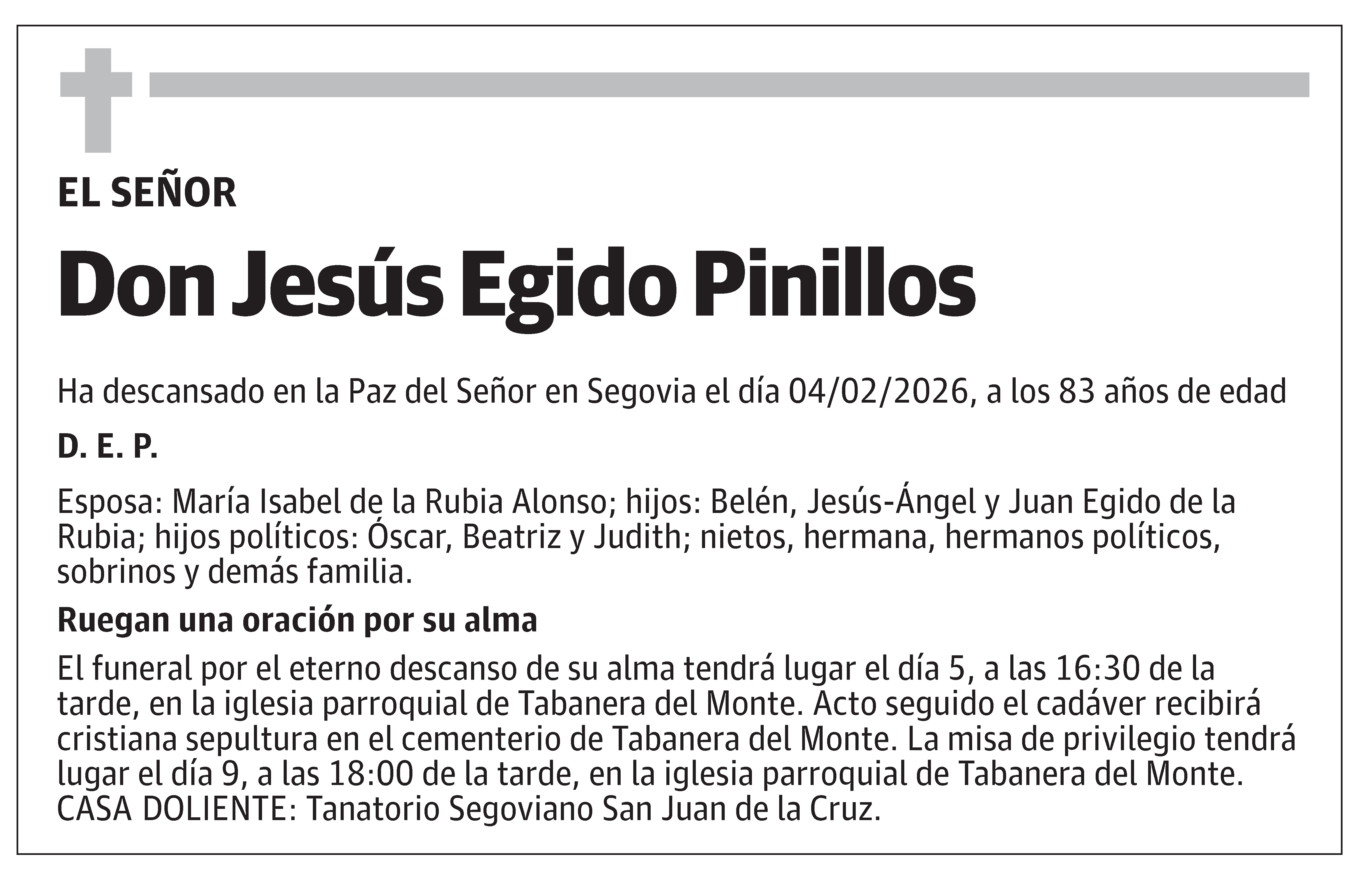 Jesús Egido Pinillos