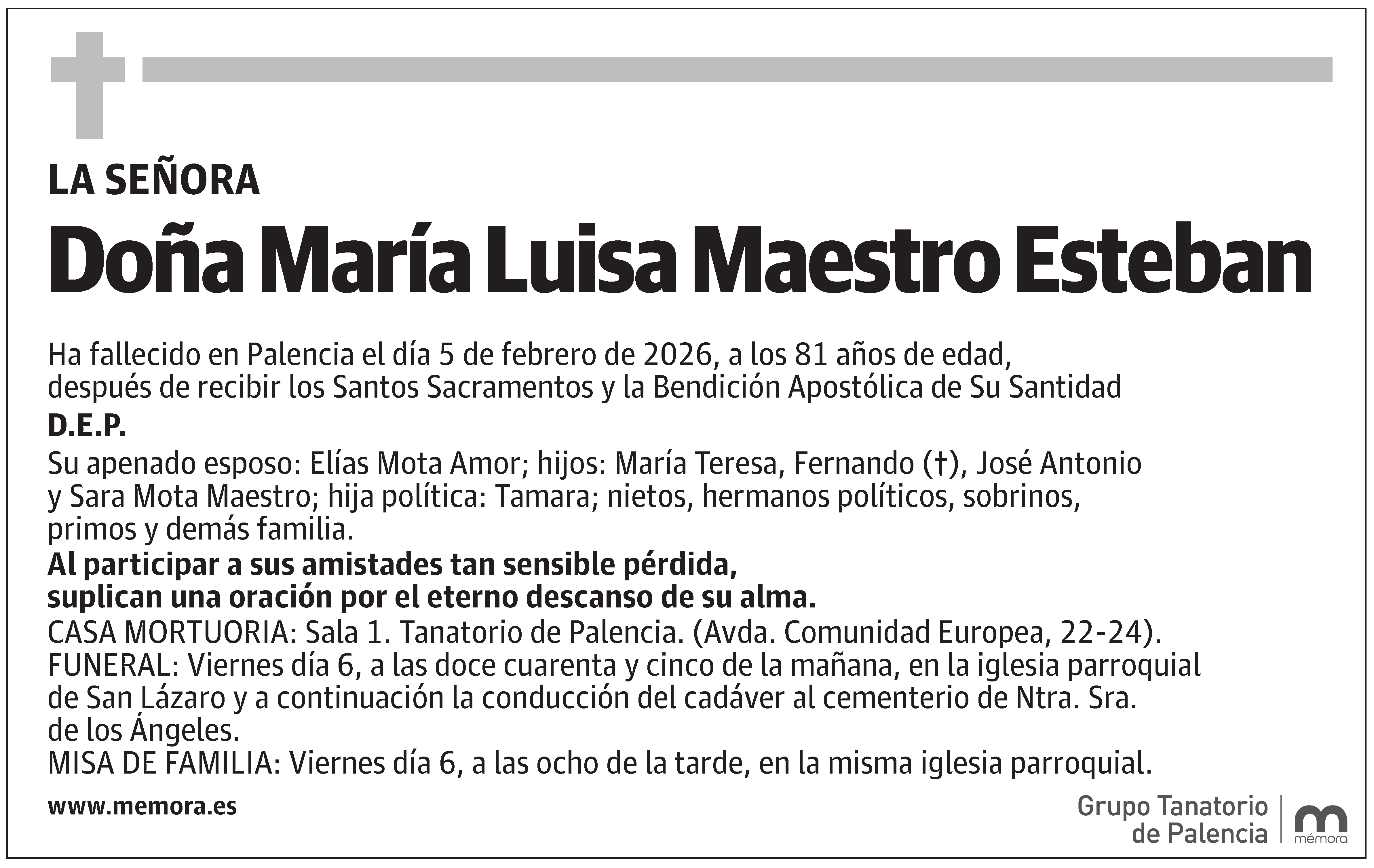María Luisa Maestro Esteban