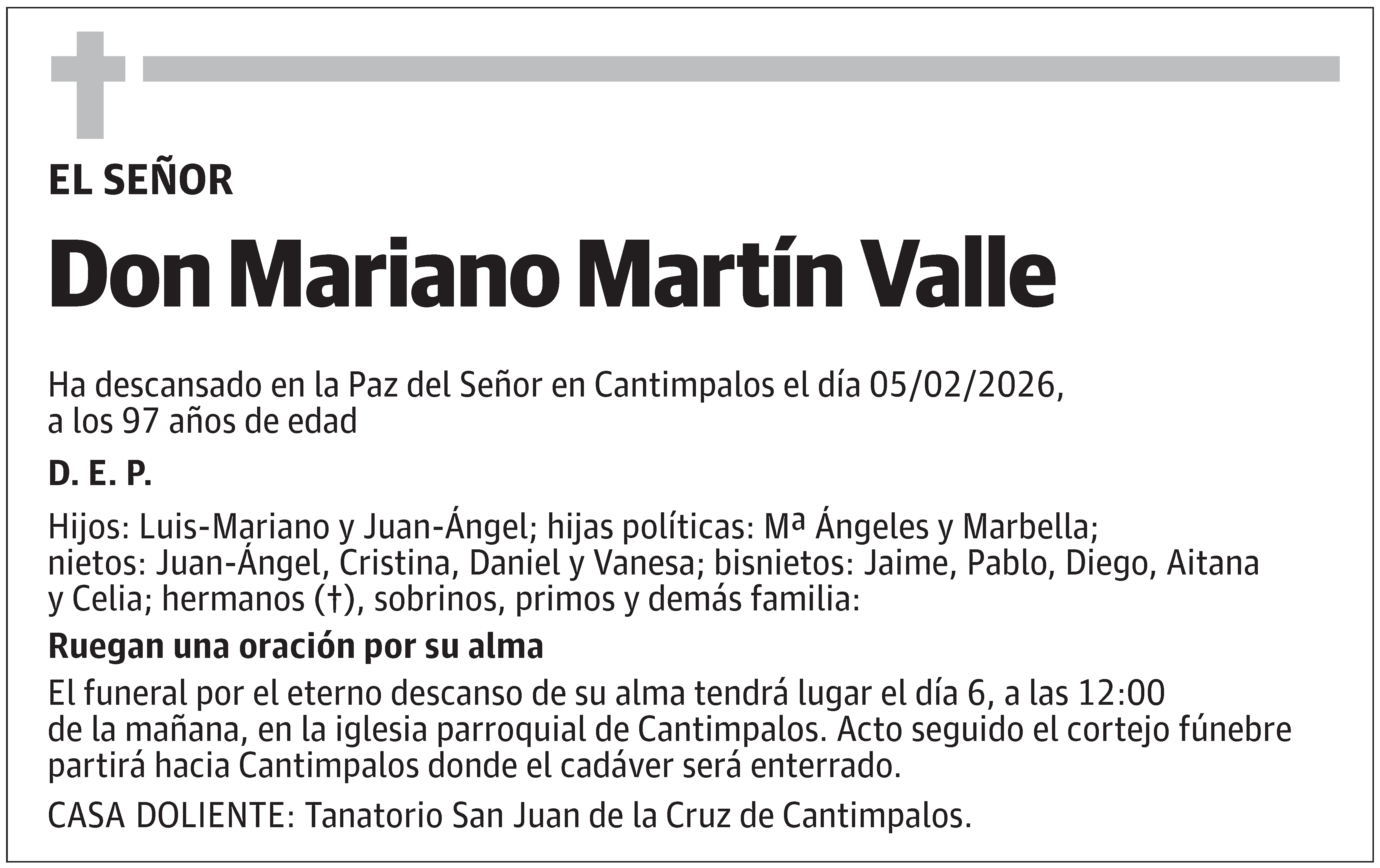 Mariano Martín Valle