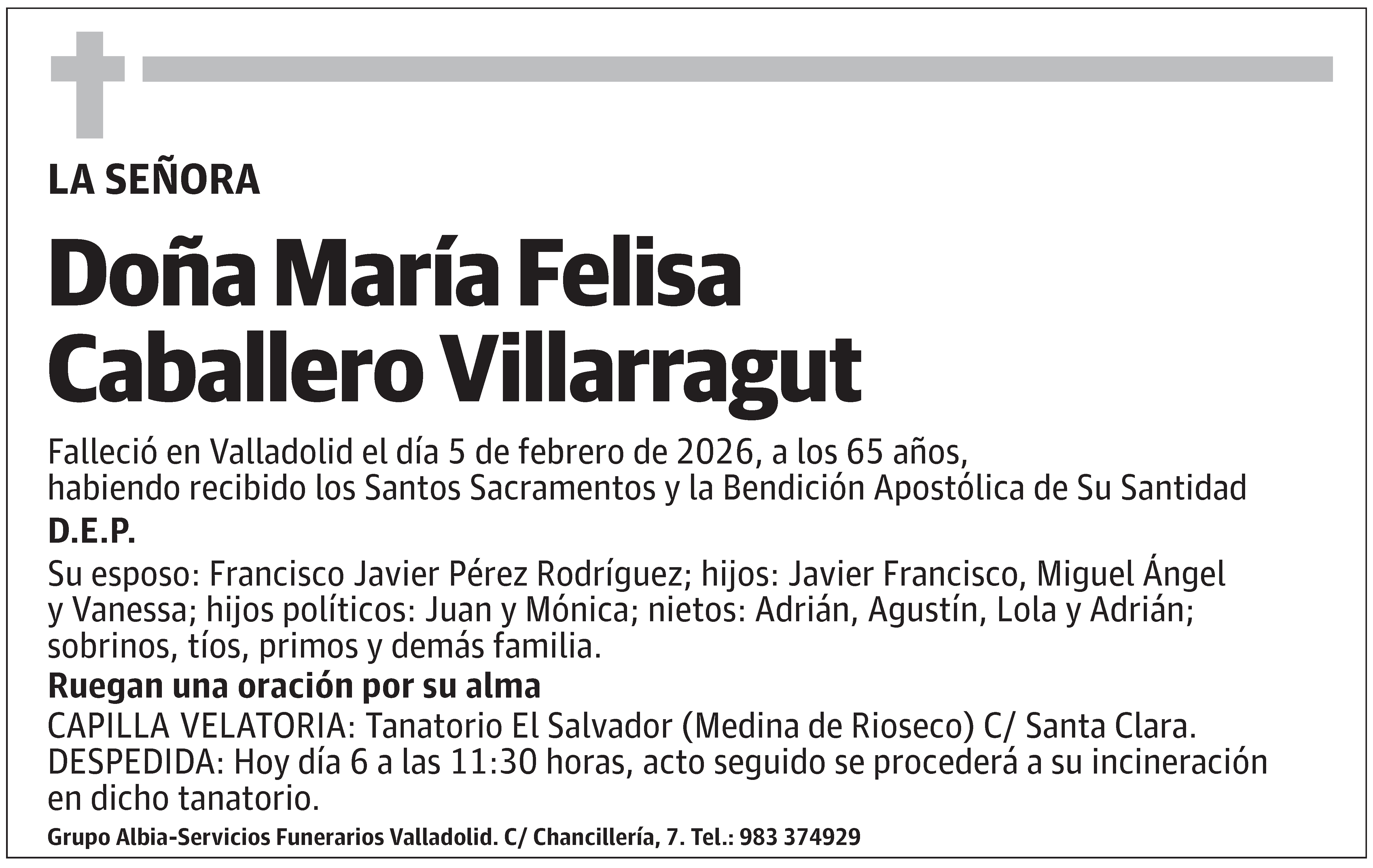 María Felisa Caballero Villarragut