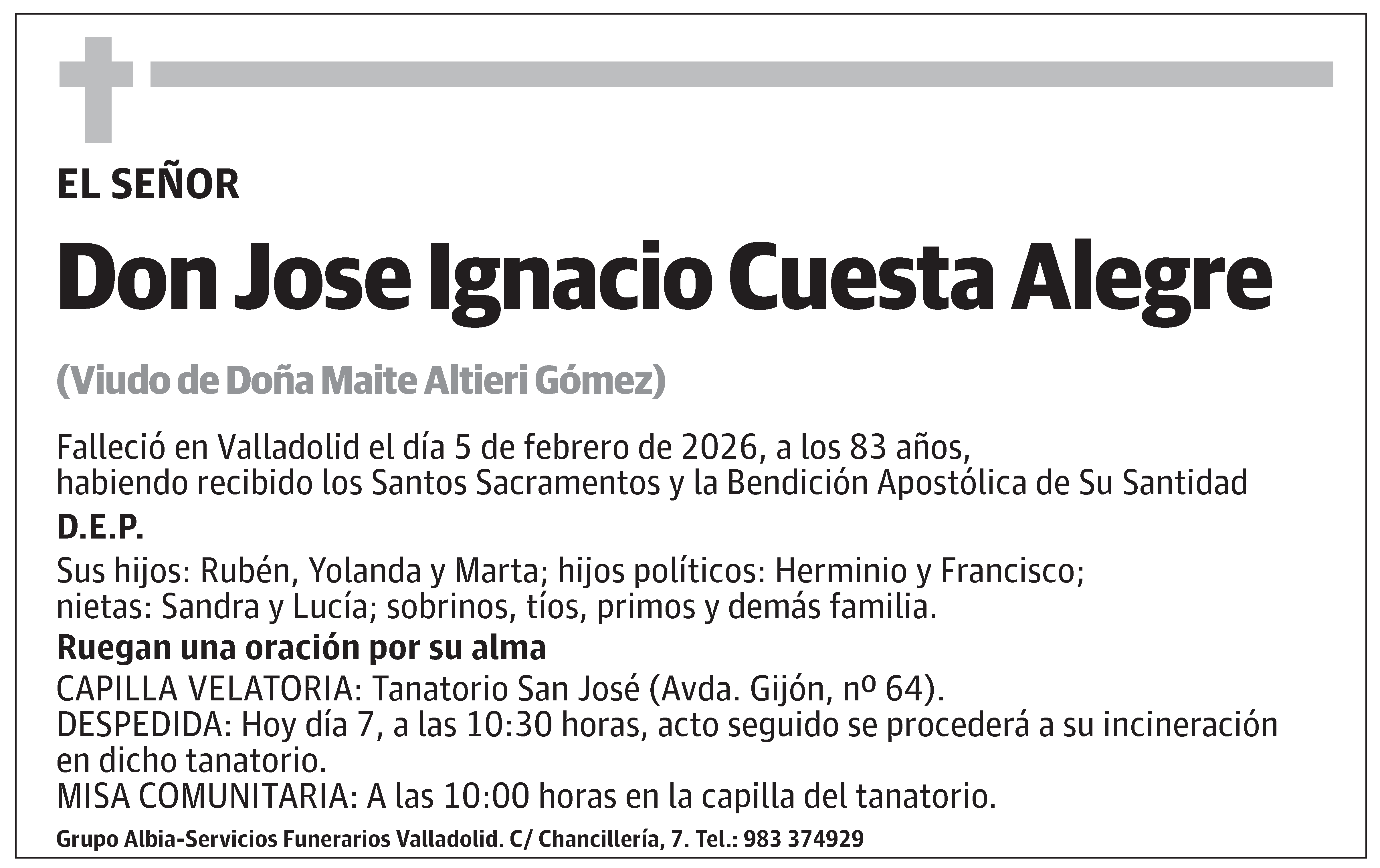 Jose Ignacio Cuesta Alegre