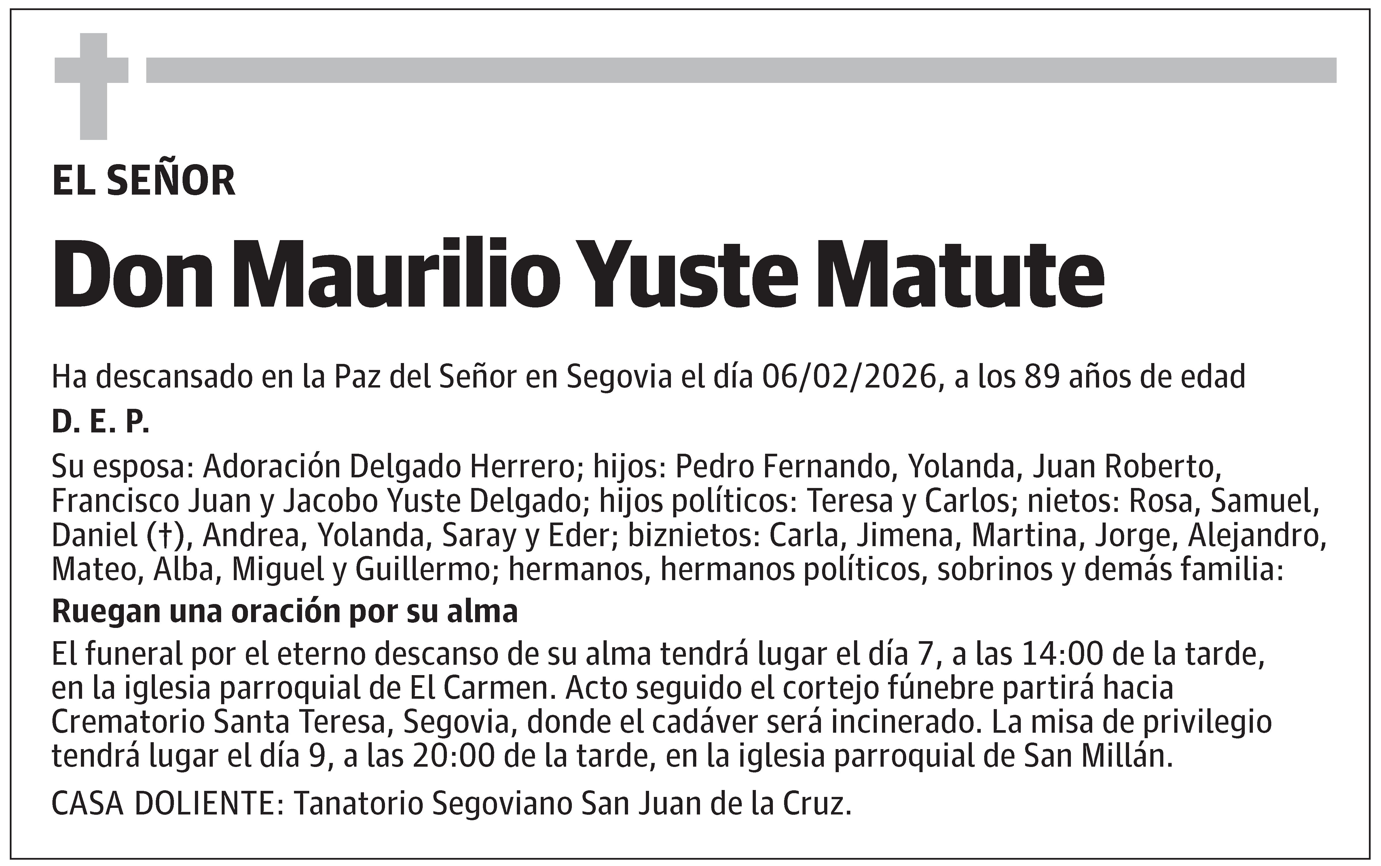 Maurilio Yuste Matute