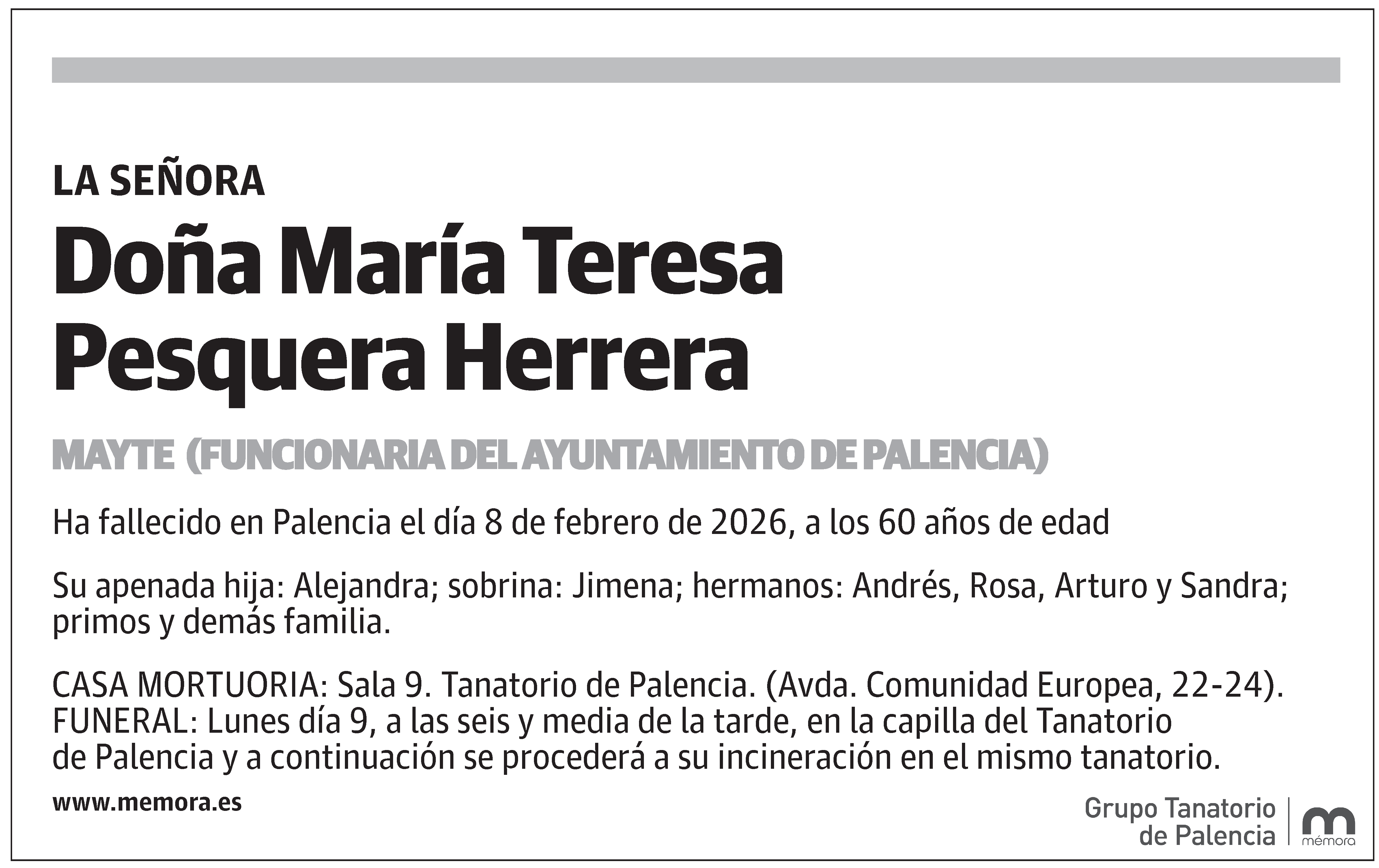 María Teresa Pesquera Herrera