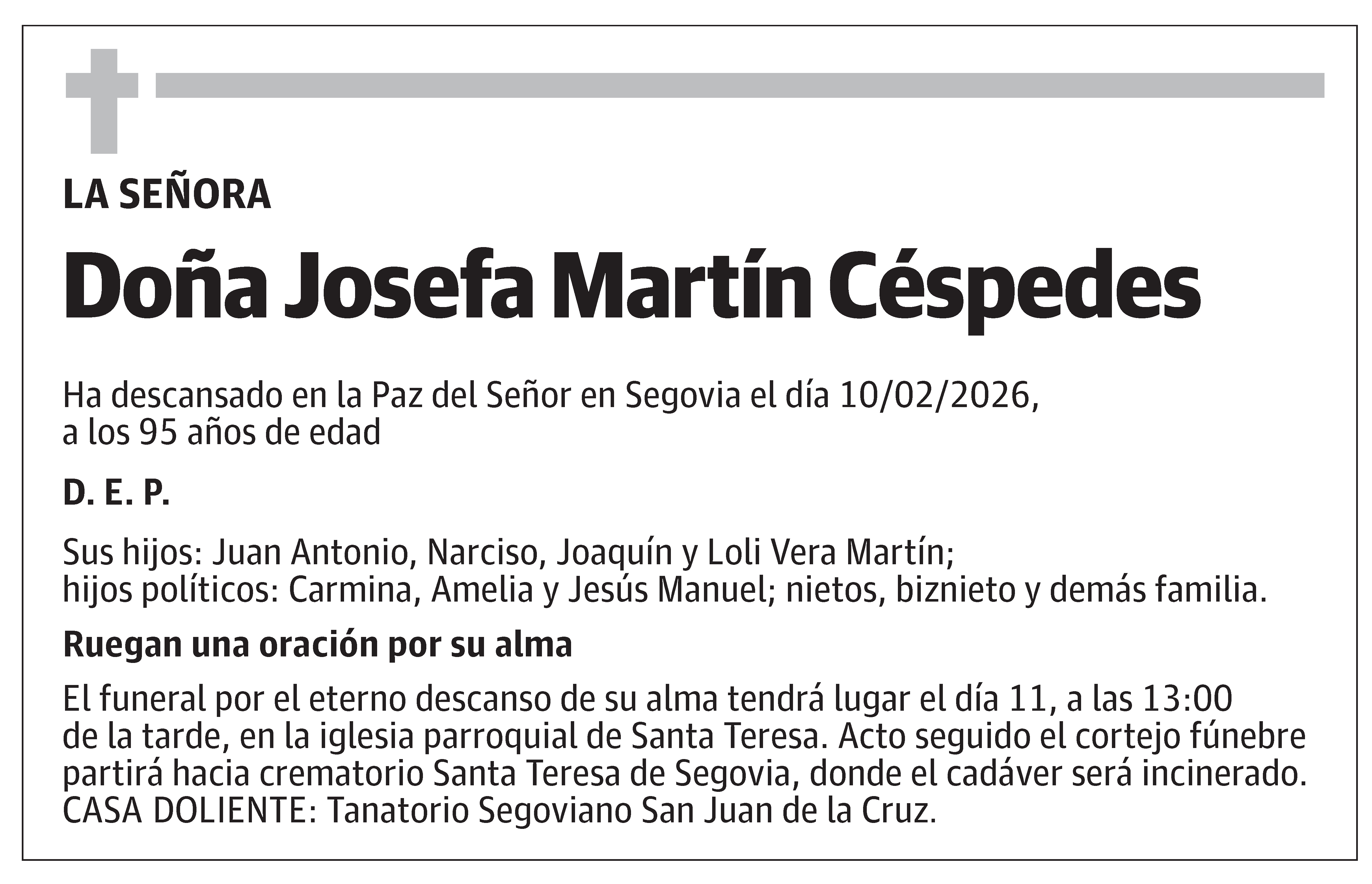 Josefa Martín Céspedes