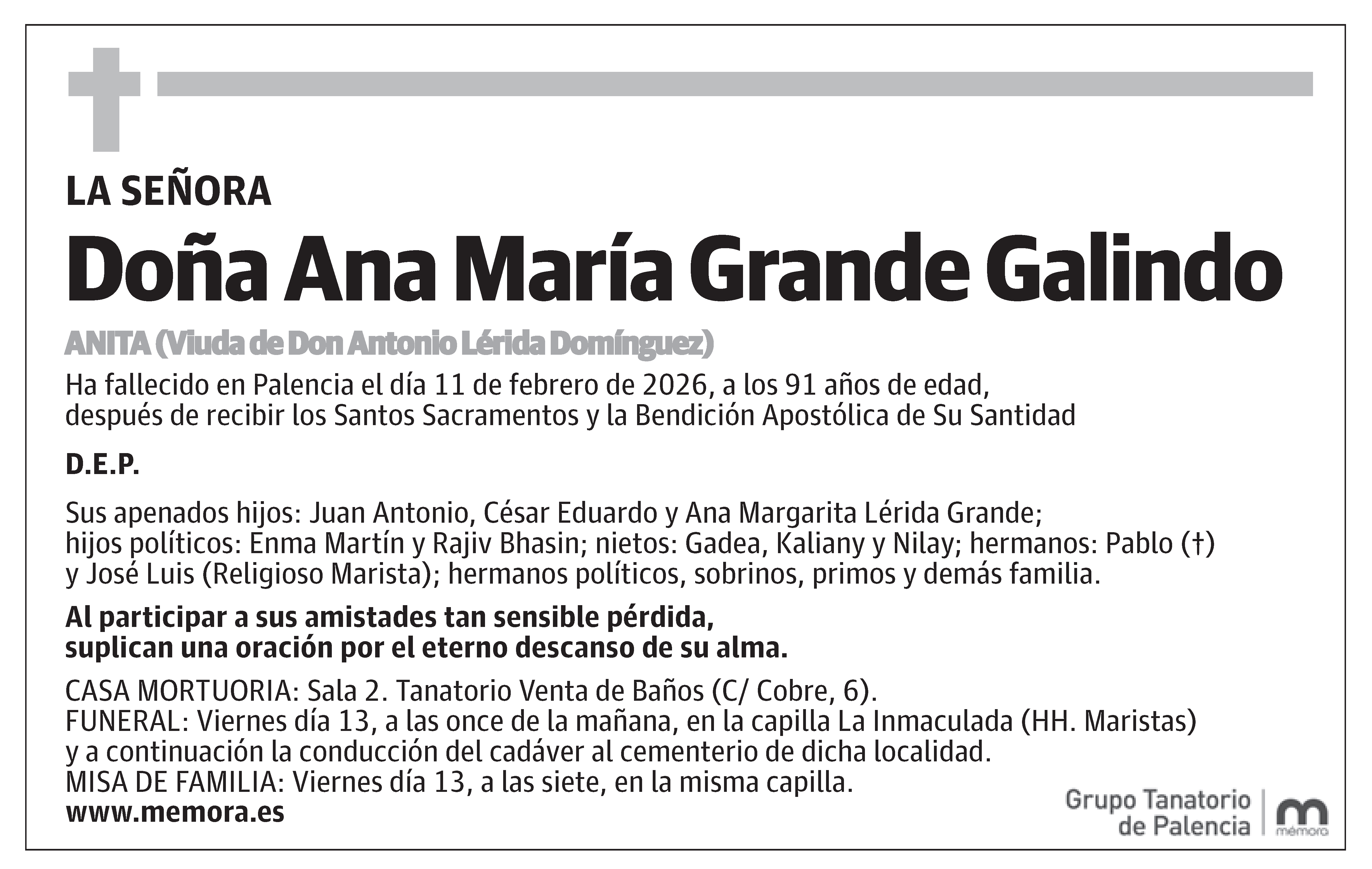 Ana María Grande Galindo