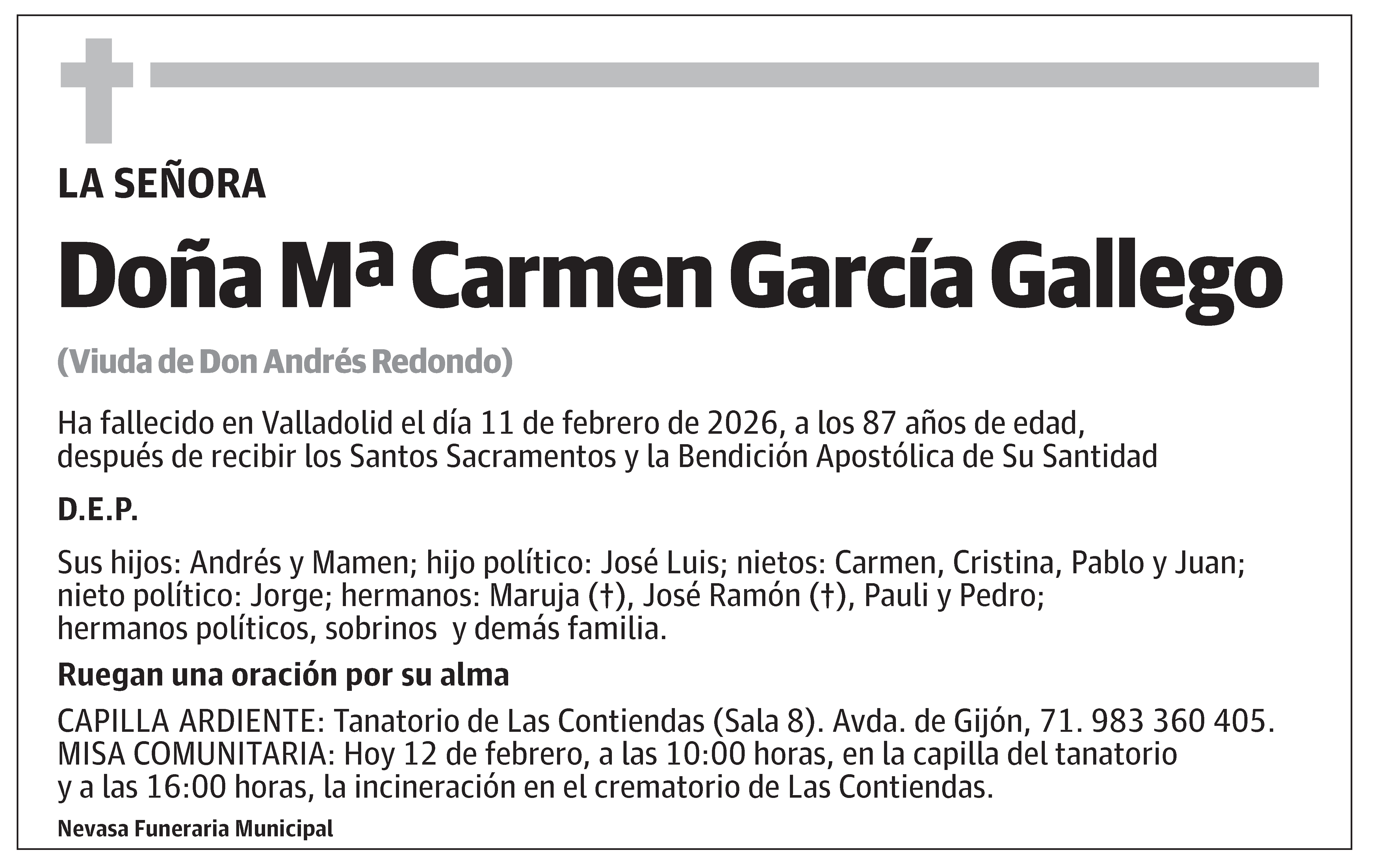 Mª Carmen García Gallego