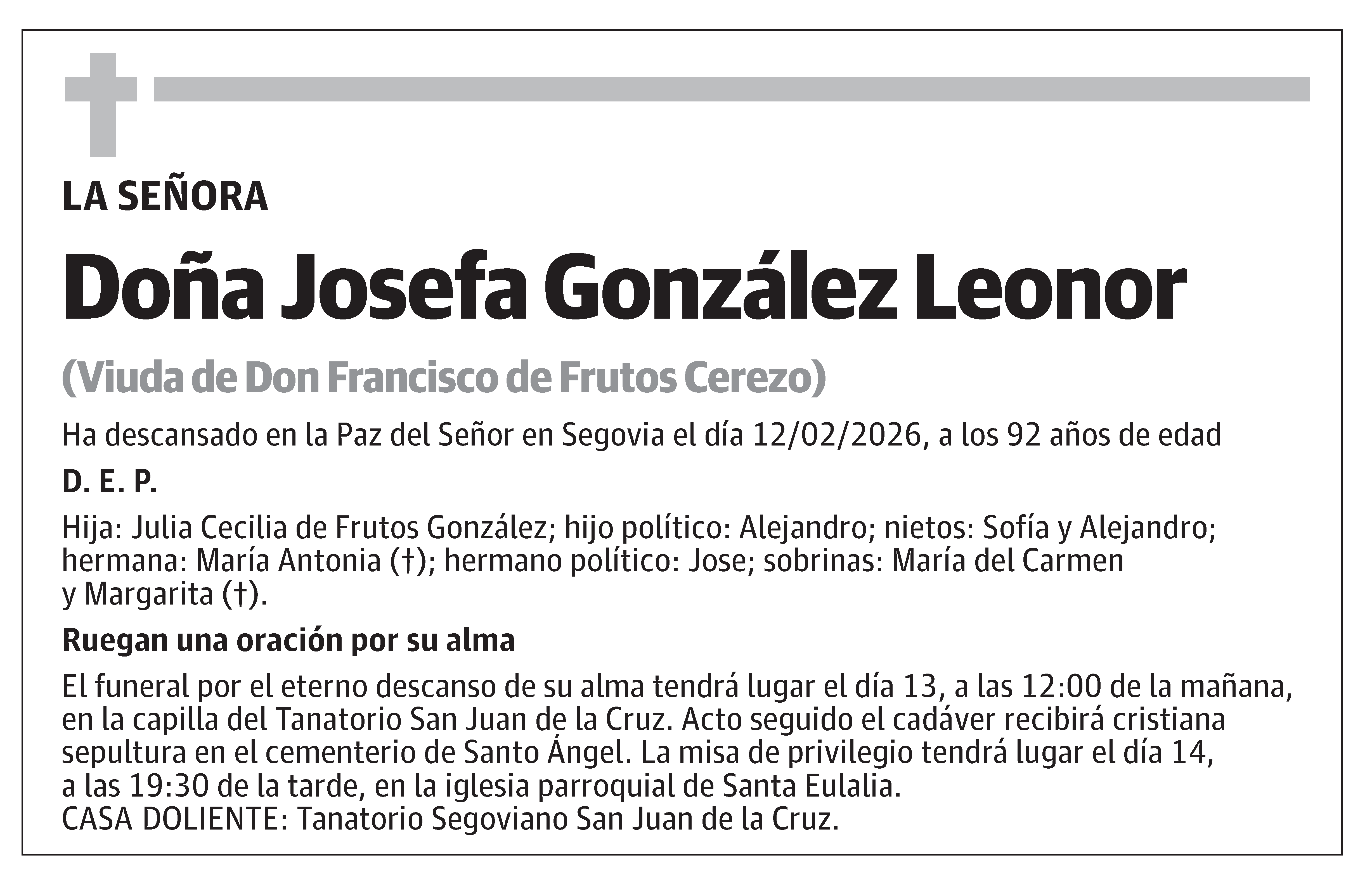 Josefa González Leonor