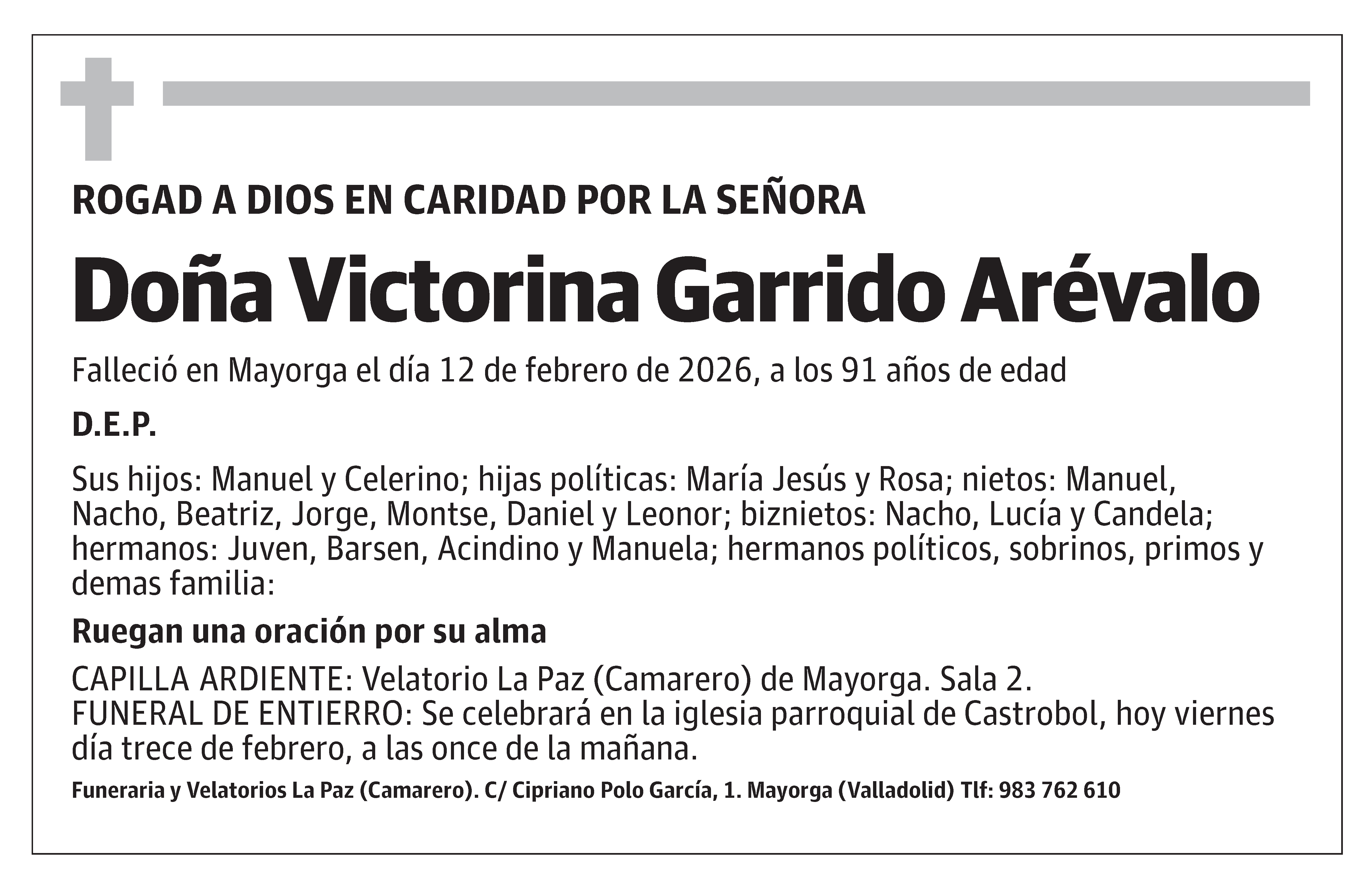 Victorina Garrido Arévalo