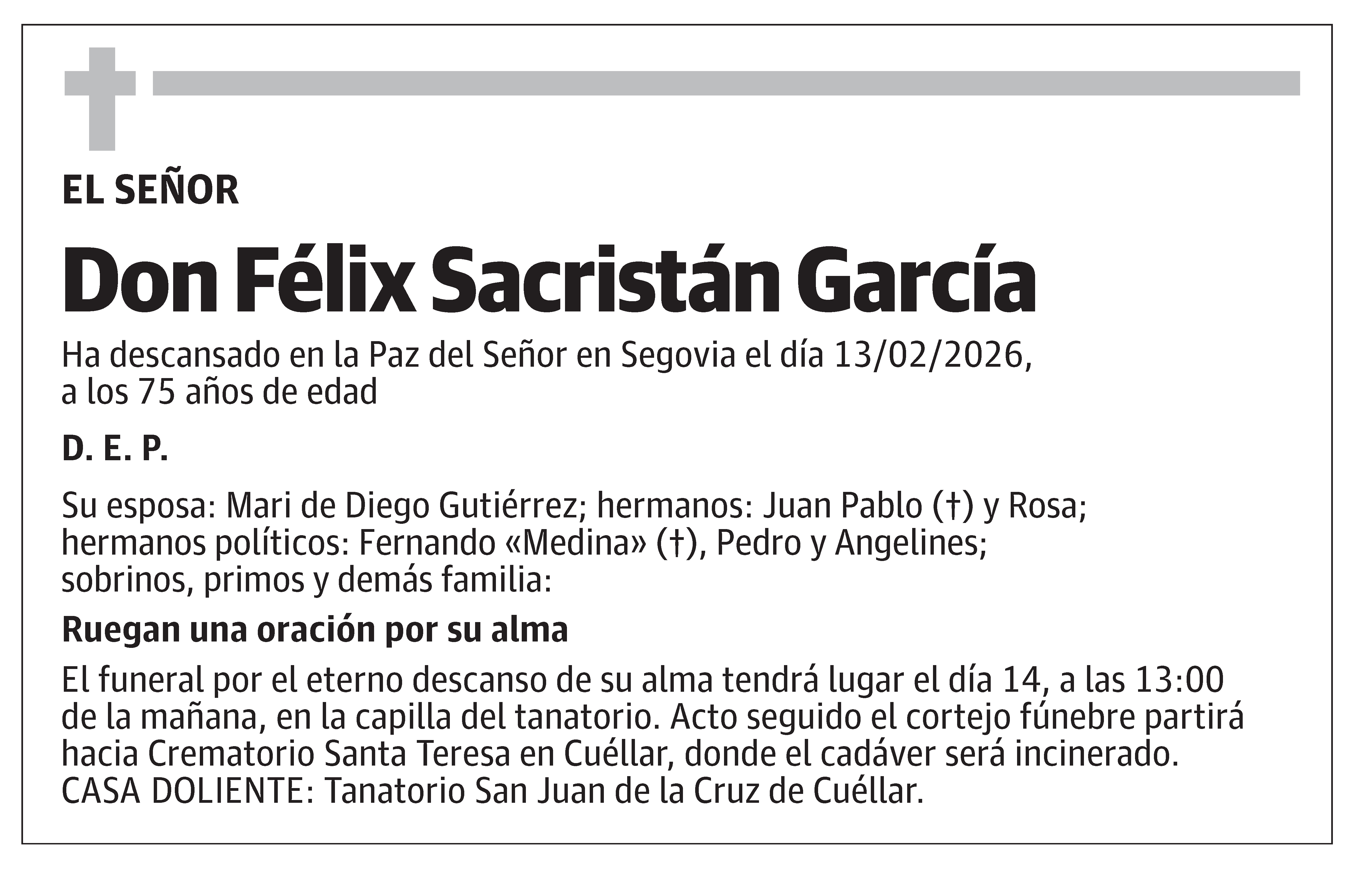 Félix Sacristán García