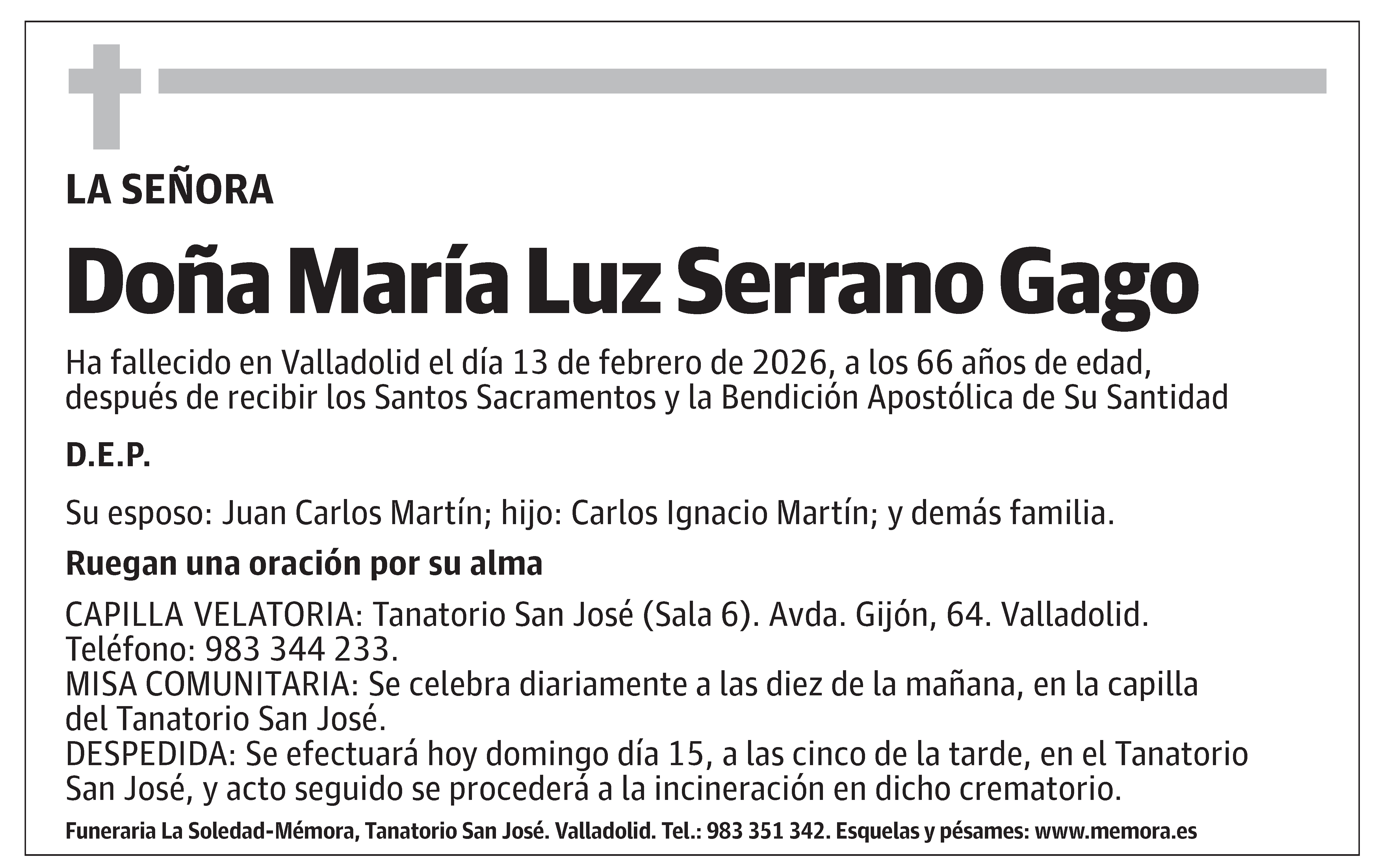 María Luz Serrano Gago