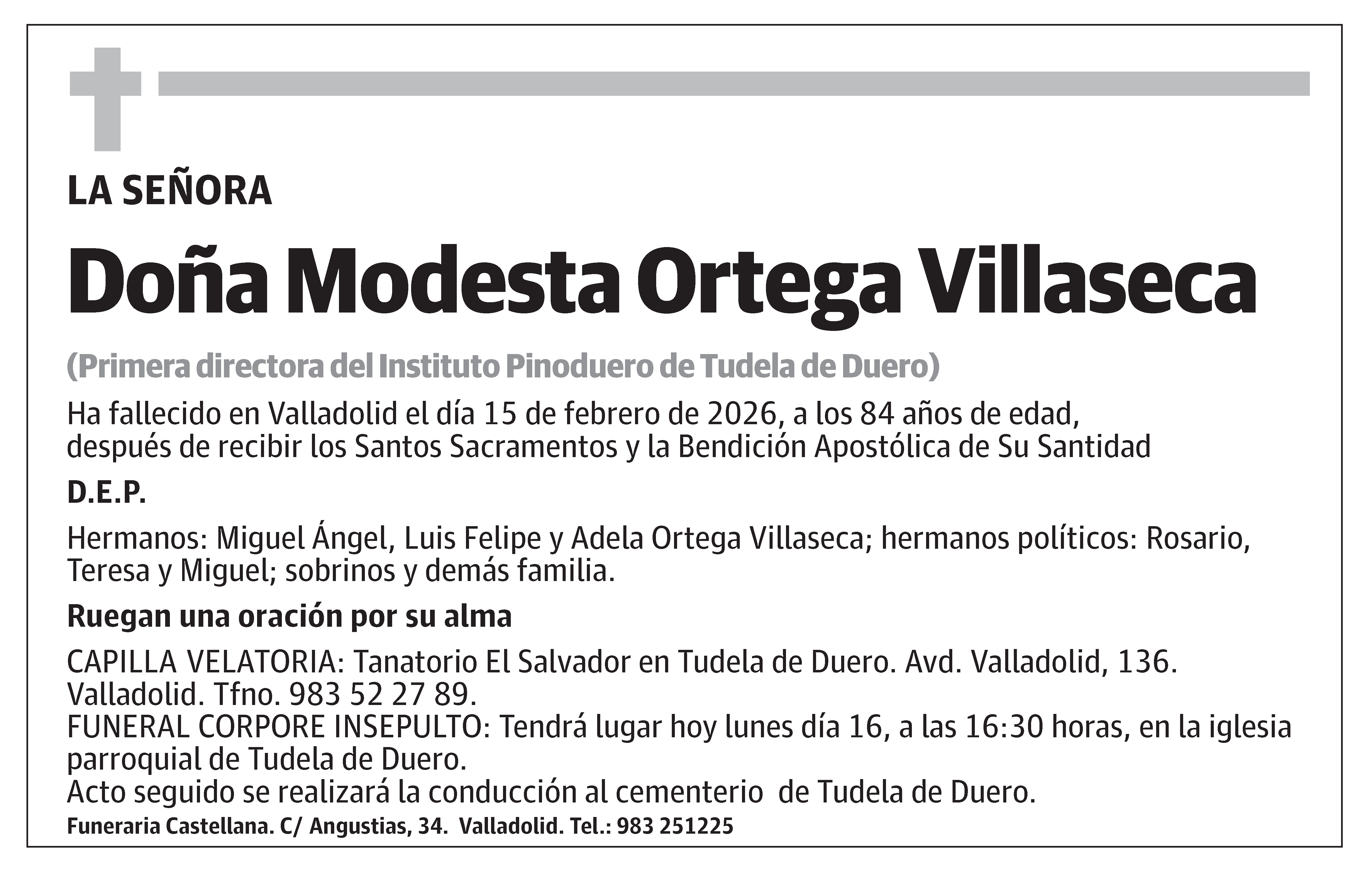 Modesta Ortega Villaseca