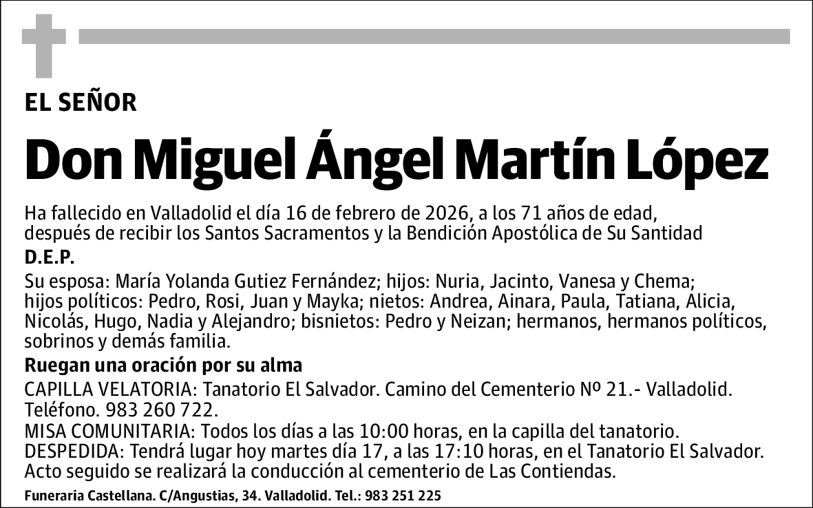 Miguel Ángel Martín López
