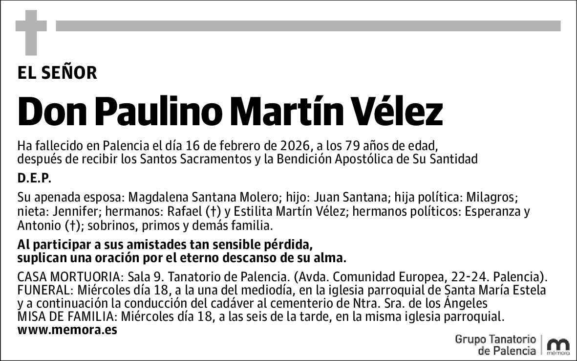 Paulino Martín Vélez