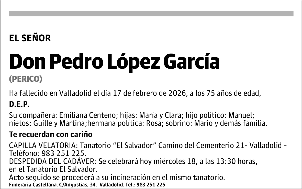 Pedro López García