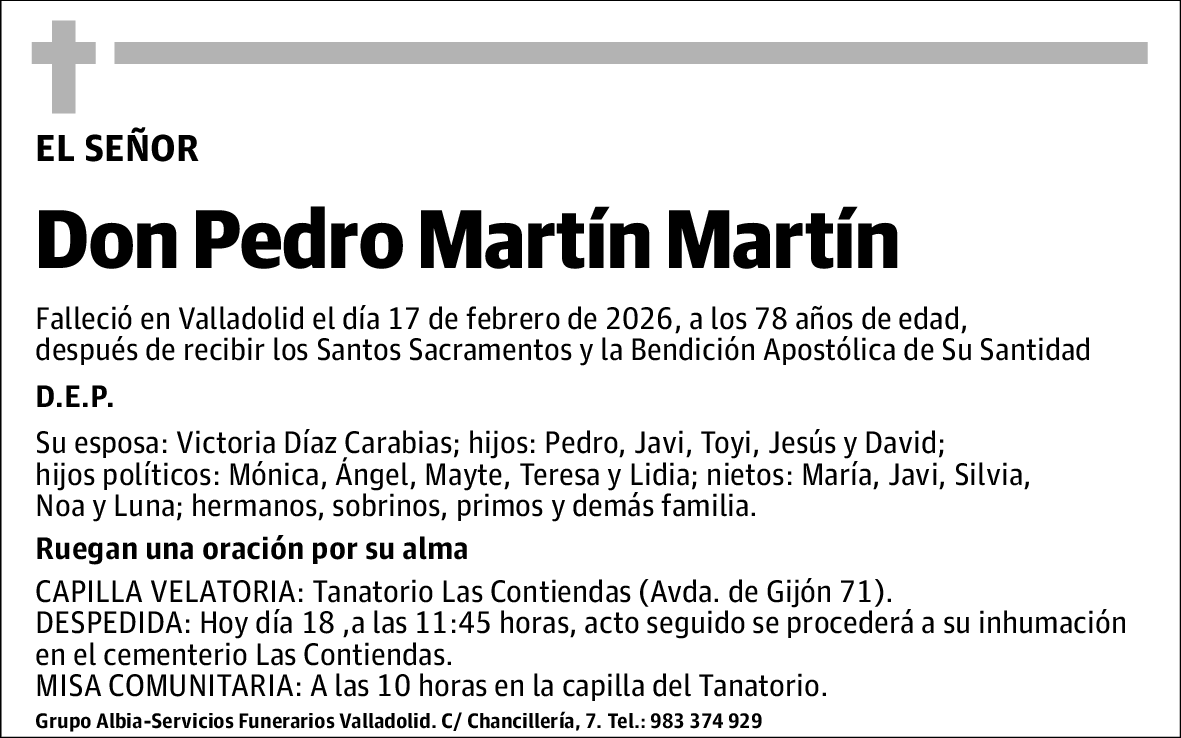 Pedro Martín Martín