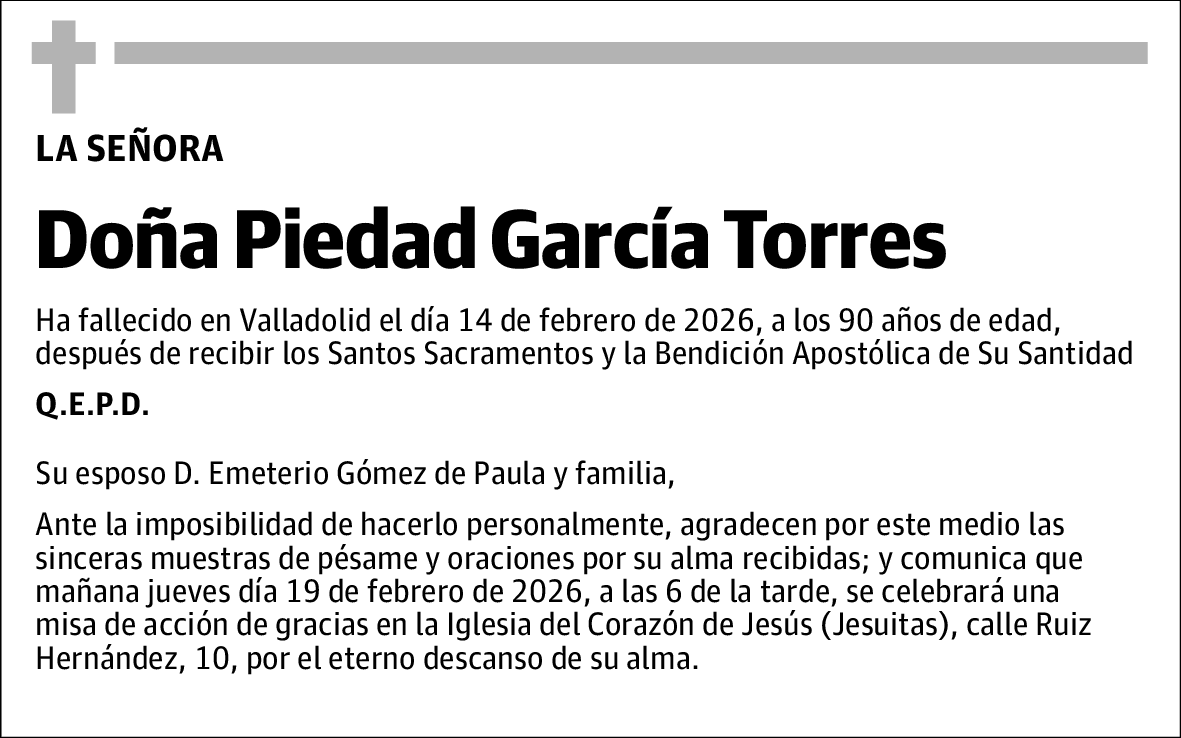 Piedad Garcia Torres