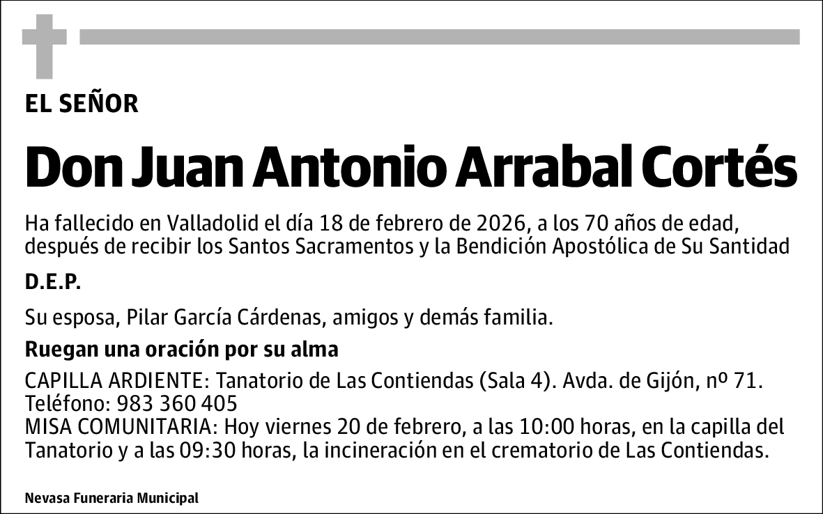 Juan Antonio Arrabal Cortés