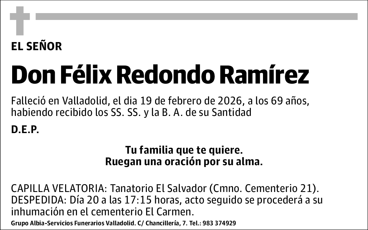 Felix Redondo Ramirez