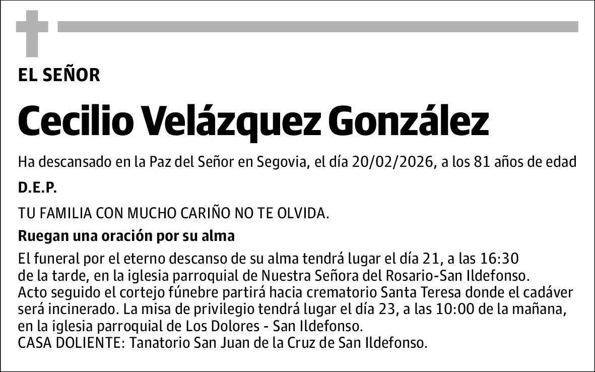 Cecilio Velázquez González