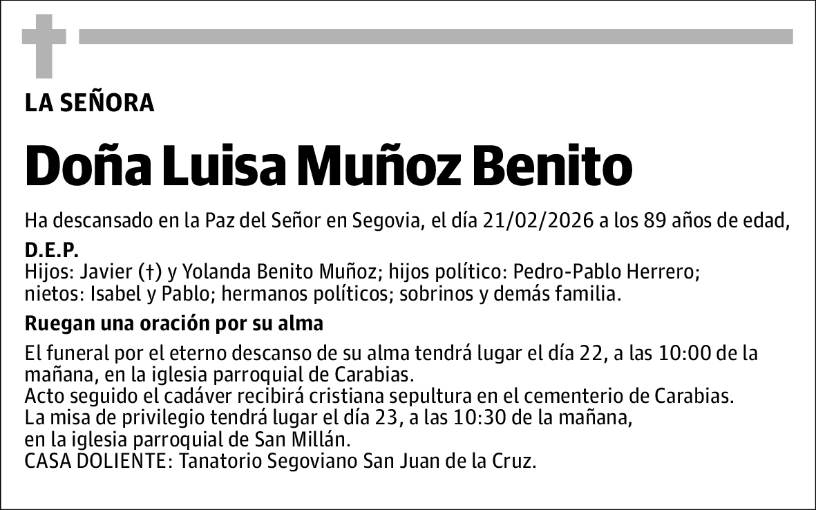 Luisa Muñoz Benito