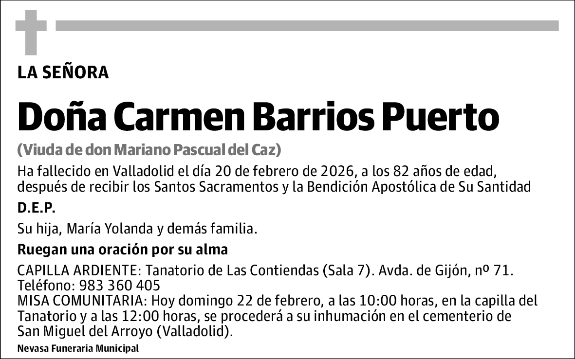 Carmen Barrios Puerto