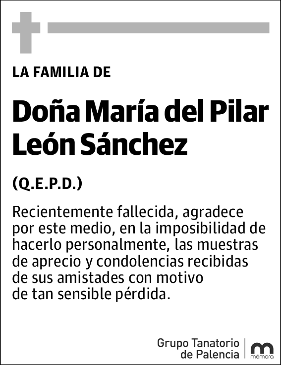 María del Pilar León Sánchez