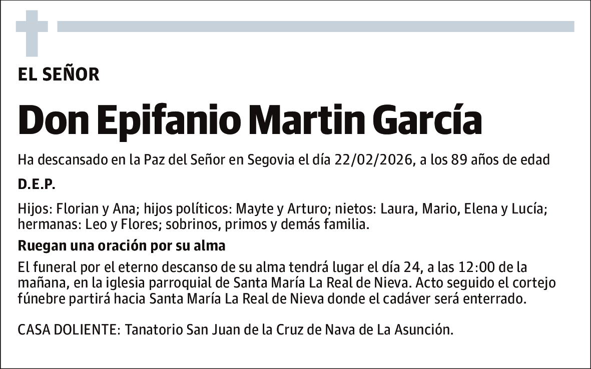 Epifanio Martin Garcia