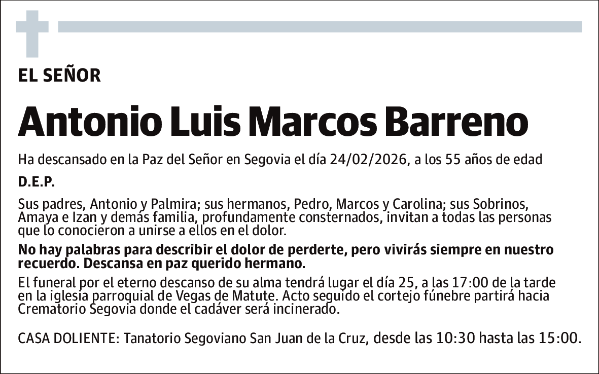 Antonio Luis Marcos Barreno