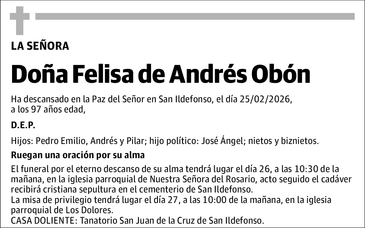 Felisa de Andrés Obón