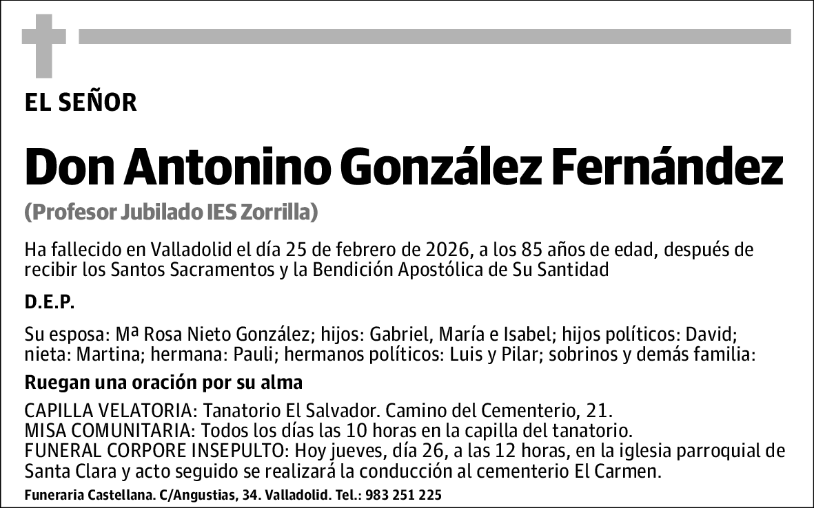 Antonino González Fernández