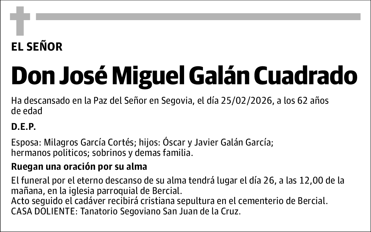 Jose Miguel Galán Cuadrado