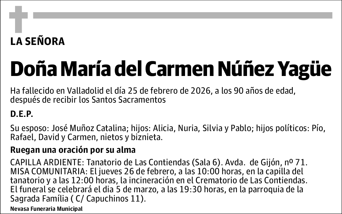 María del Carmen Núñez Yagüe