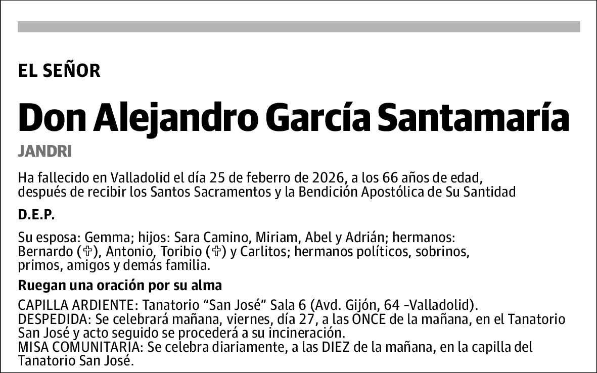 Alejandro García Santamaría