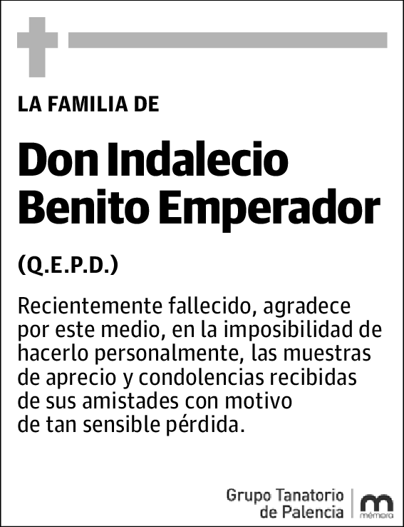 Indalecio Benito Emperador