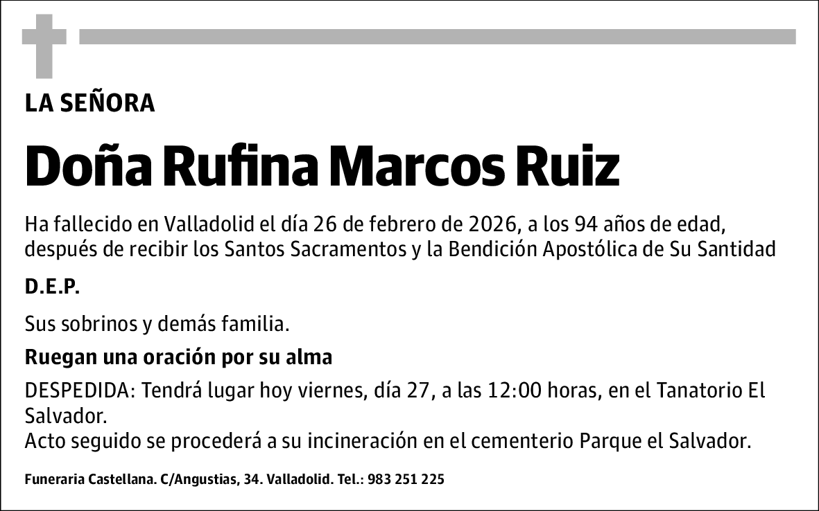 Rufina Marcos Ruiz