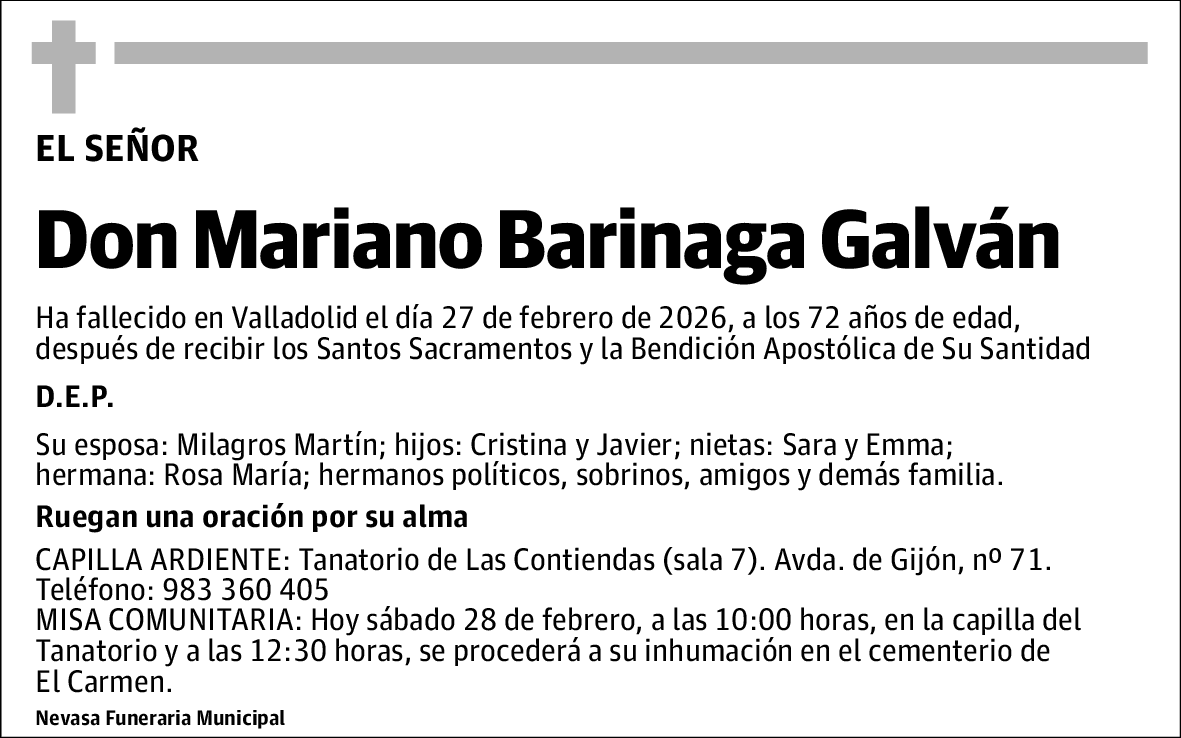 Mariano Barinaga Galván