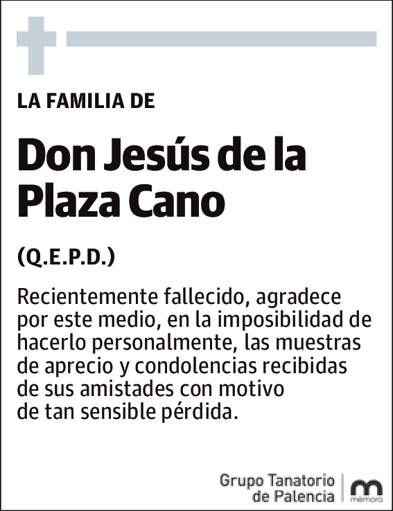 Jesús de la Plaza Cano