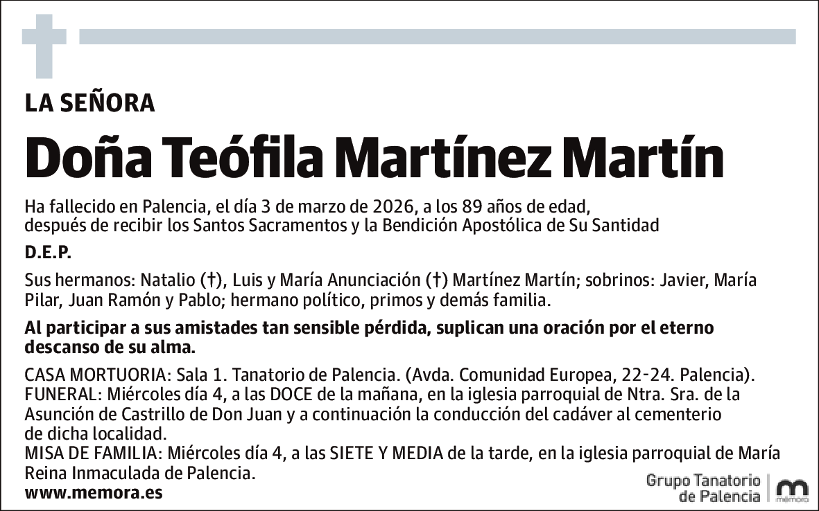 Teófila Martínez Martín