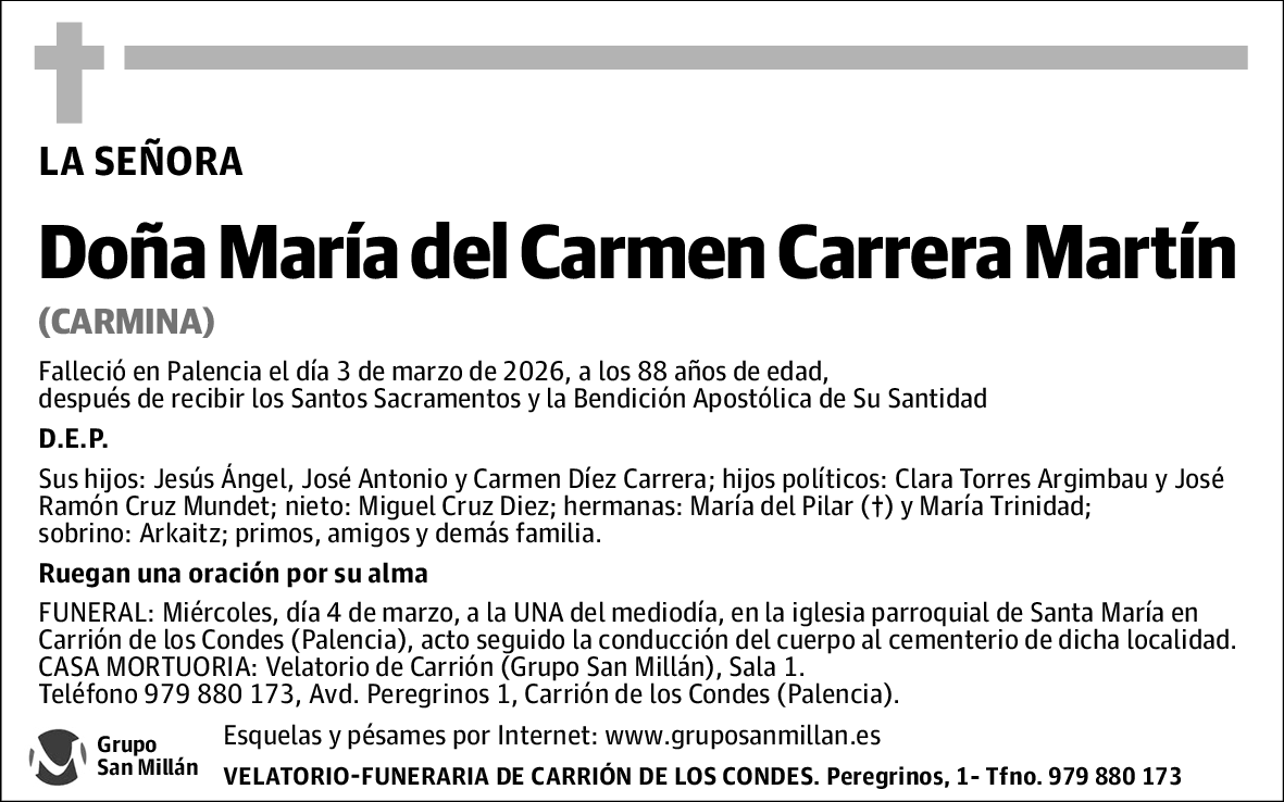 María Carmen Carrera Martín