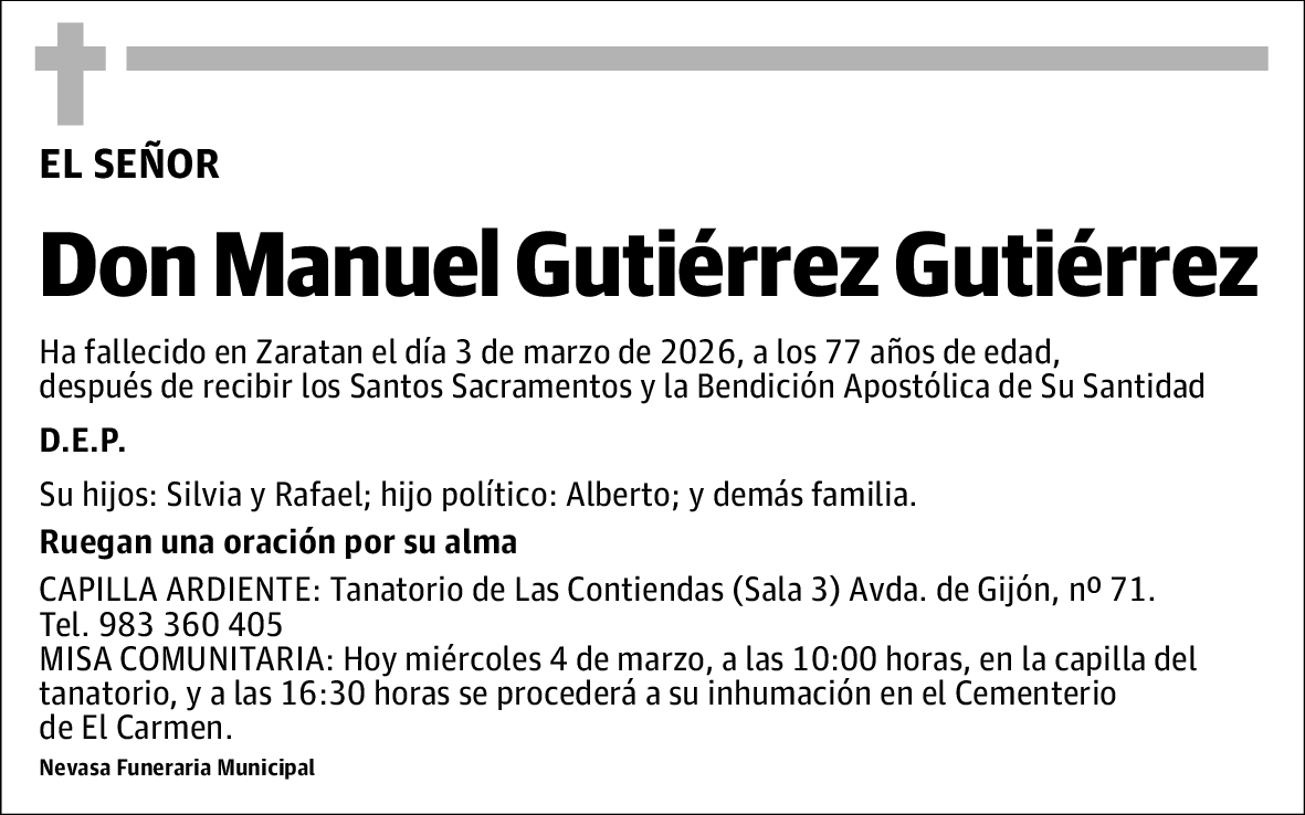 Manuel Gutiérrez Gutiérrez